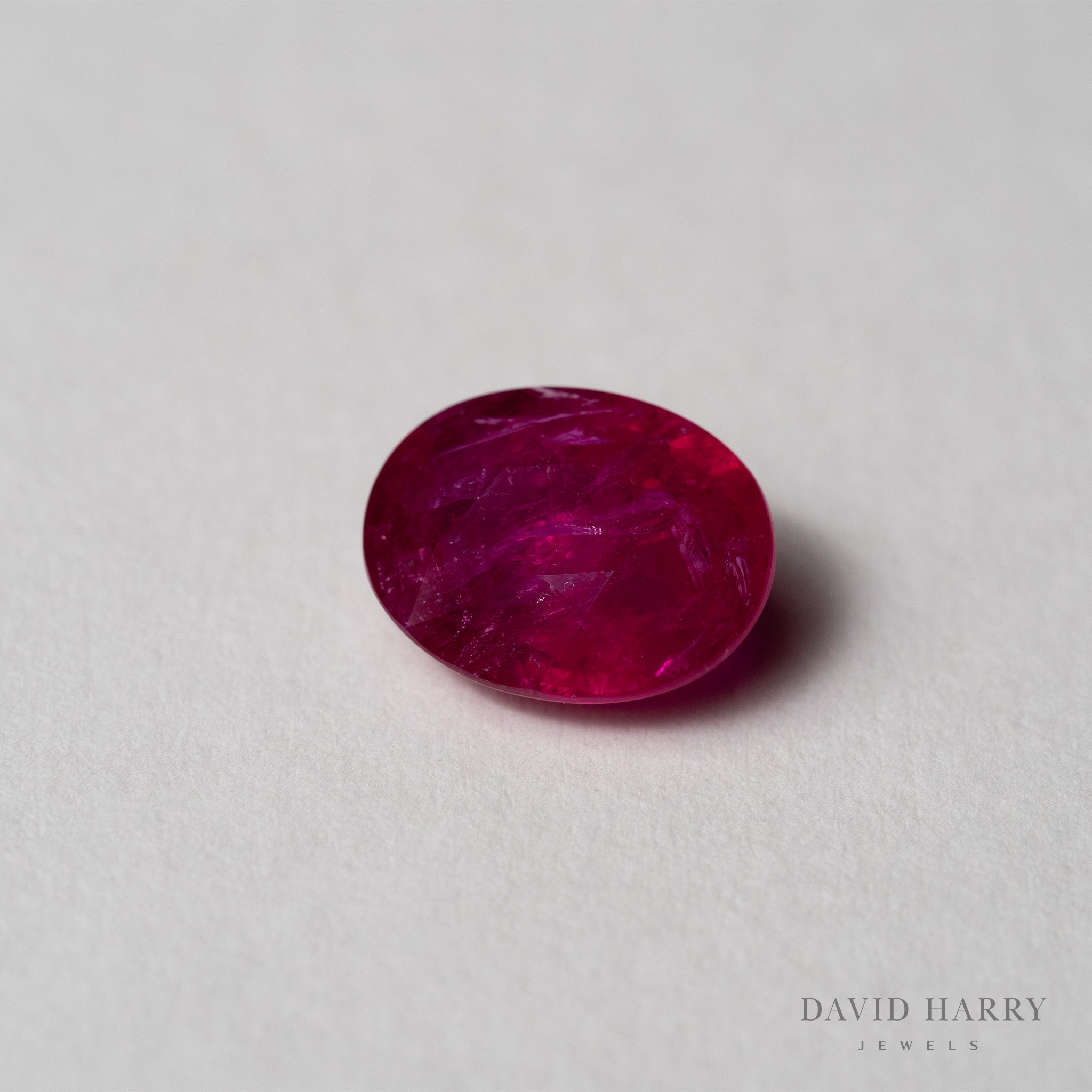 David Harry Jewels 3.95ct Mozambique Ruby
