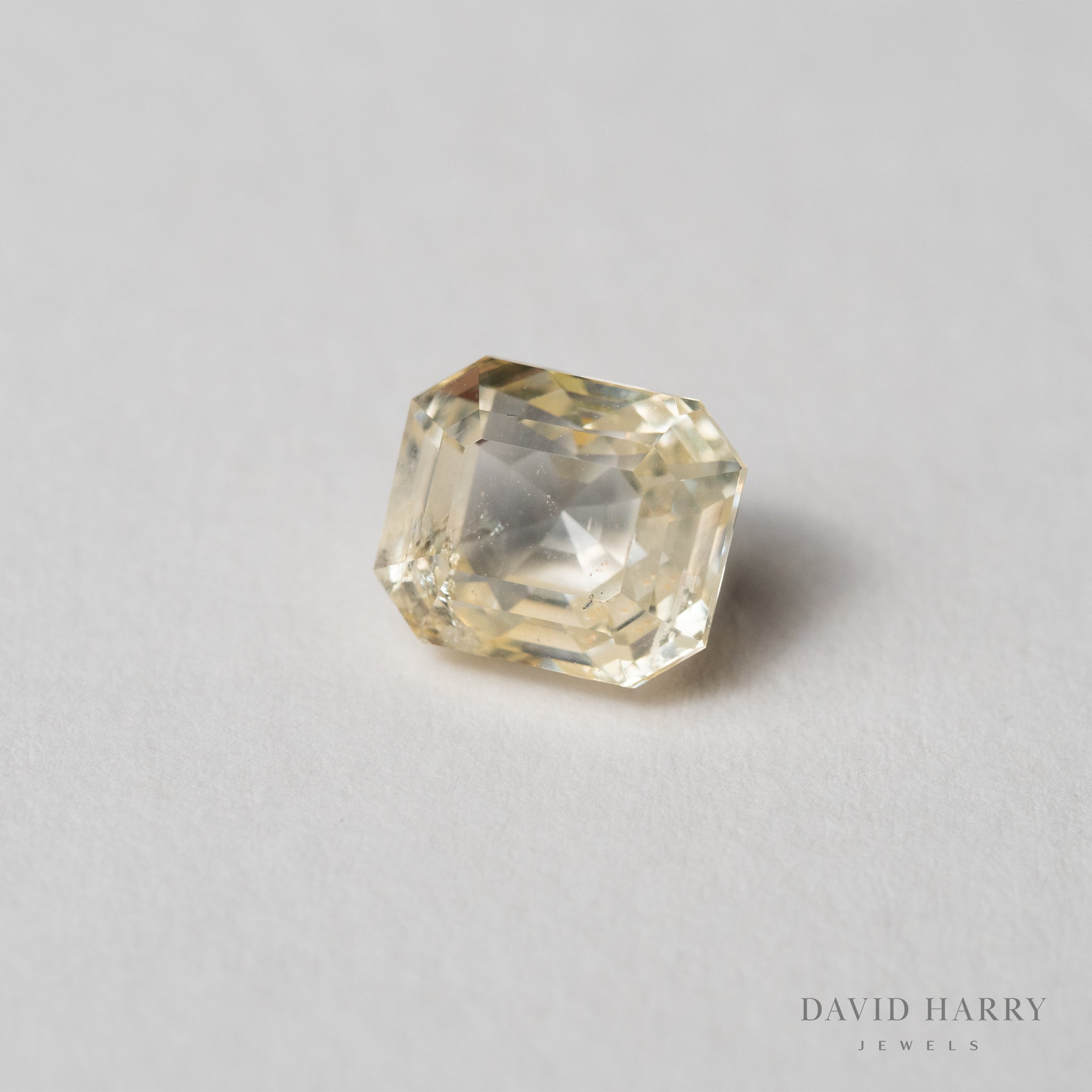 David Harry Jewels 4.18ct No Heat Ceylon Yellow Sapphire