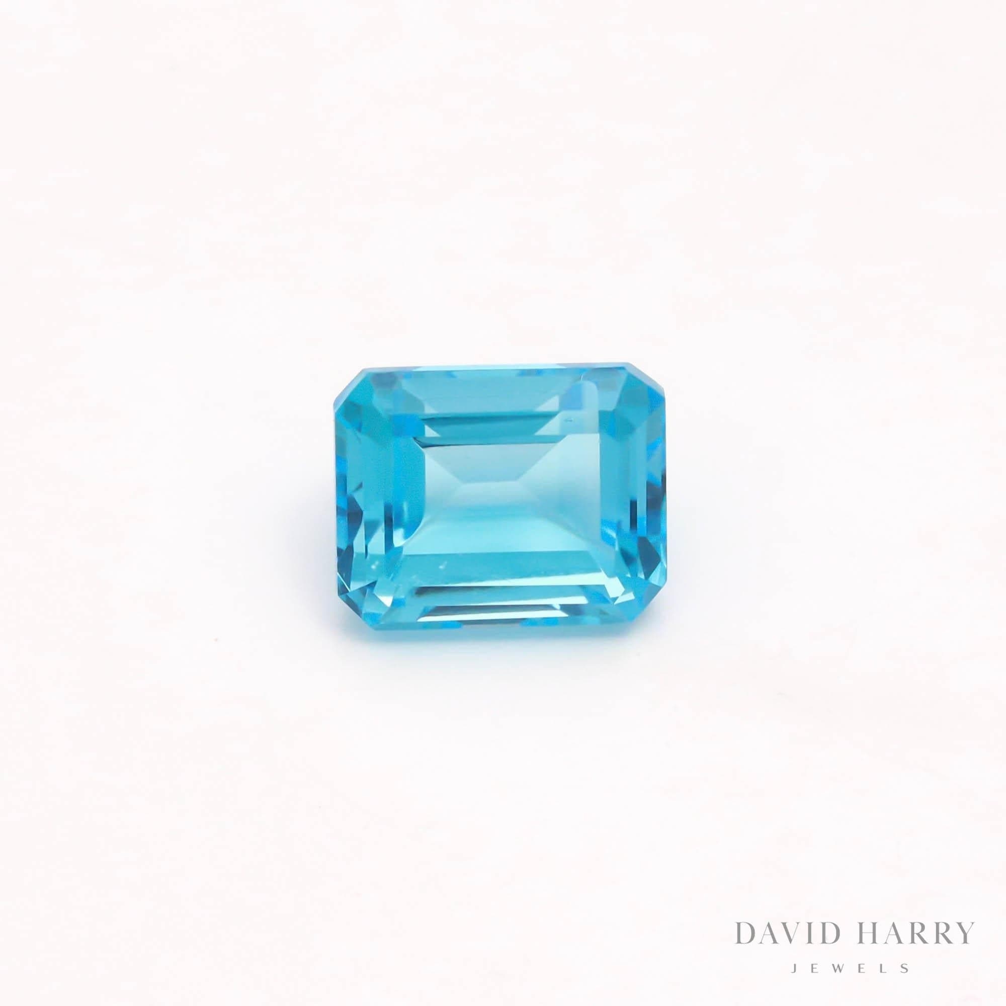 David Harry Jewels 8.11ct Swiss Blue Topaz