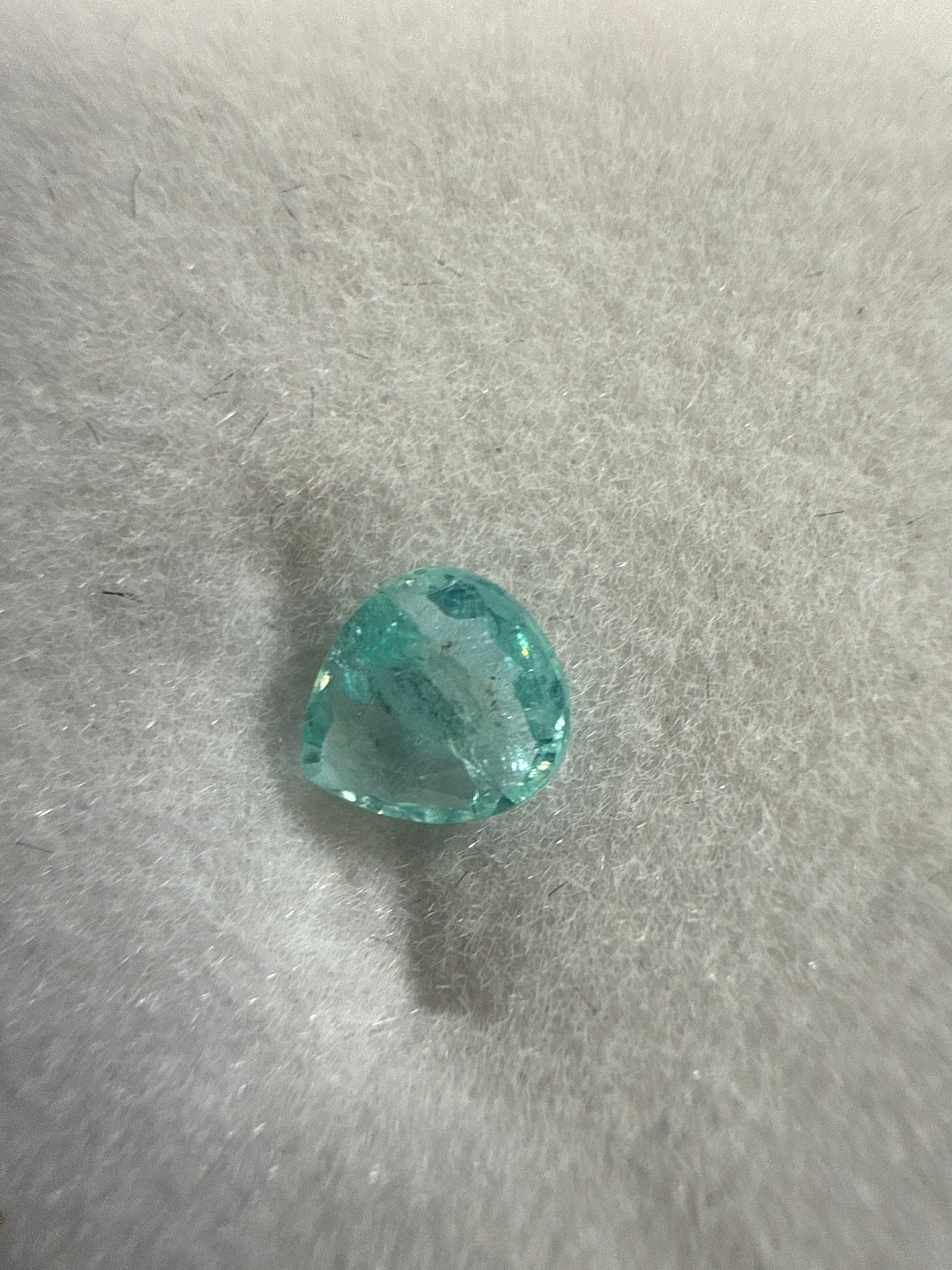 David Harry Jewels Paraiba Tourmaline 0.38ct Brilliant Cut