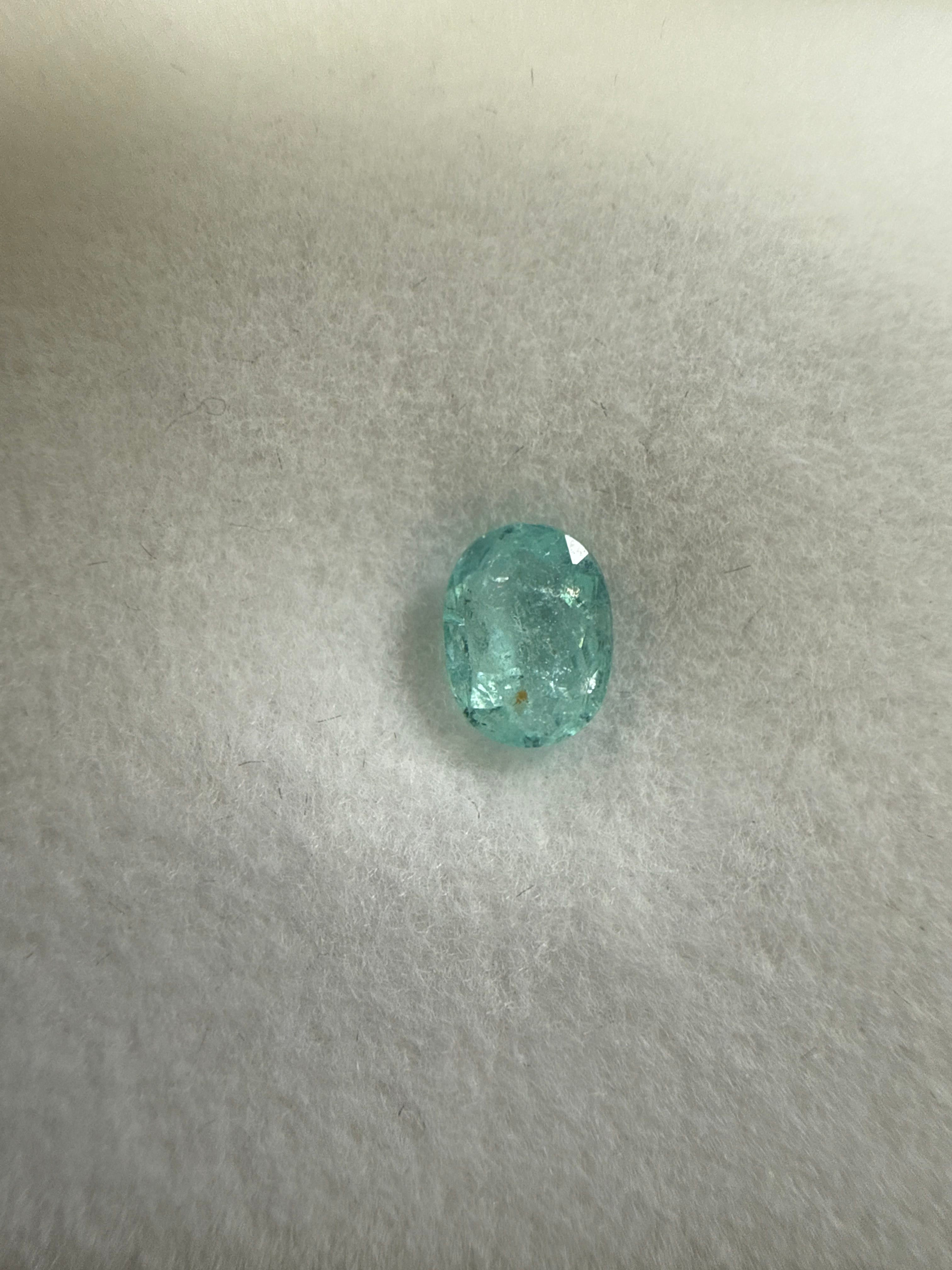 David Harry Jewels Paraiba Tourmaline 0.78ct Brilliant Cut