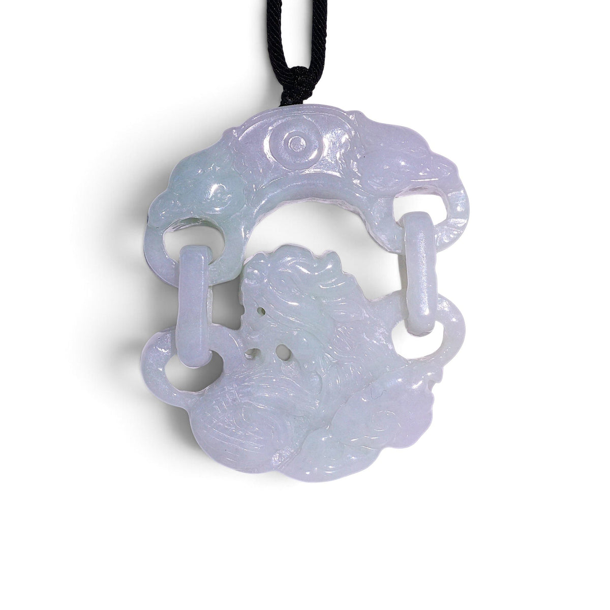 David Harry Jewels Type A Burmese Aqua Jadeite Pendant