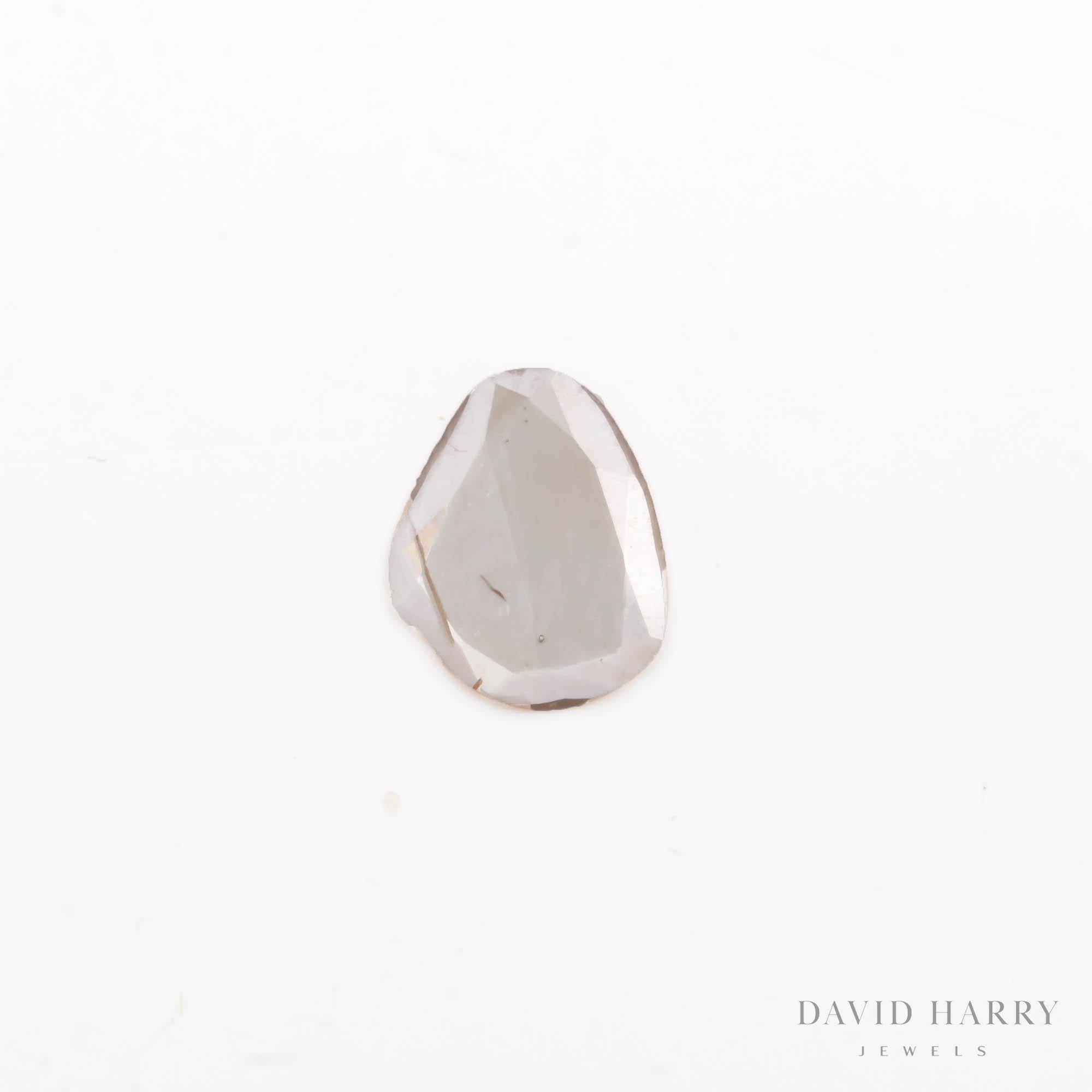 David Harry Jewels Syndicate-grade Polki Diamond - oval c. 10 x 8mm (approx weight 0.9ct)