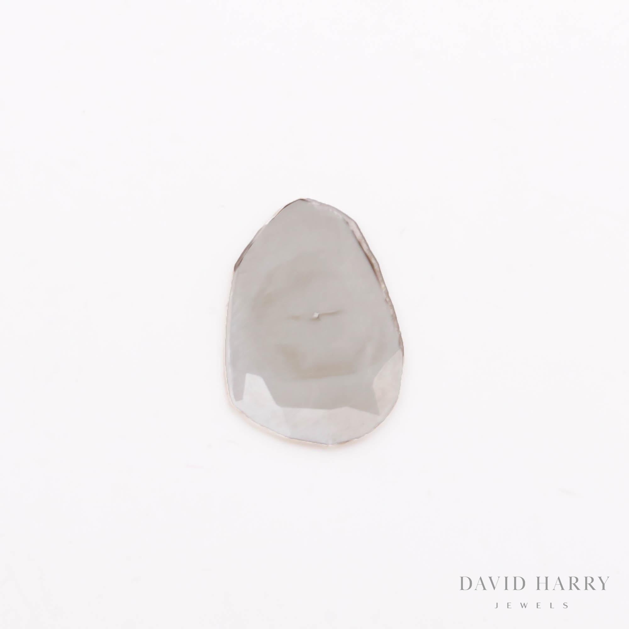 David Harry Jewels Syndicate-grade Polki Diamond - oval c. 7 x 5mm (approx weight 0.5ct)