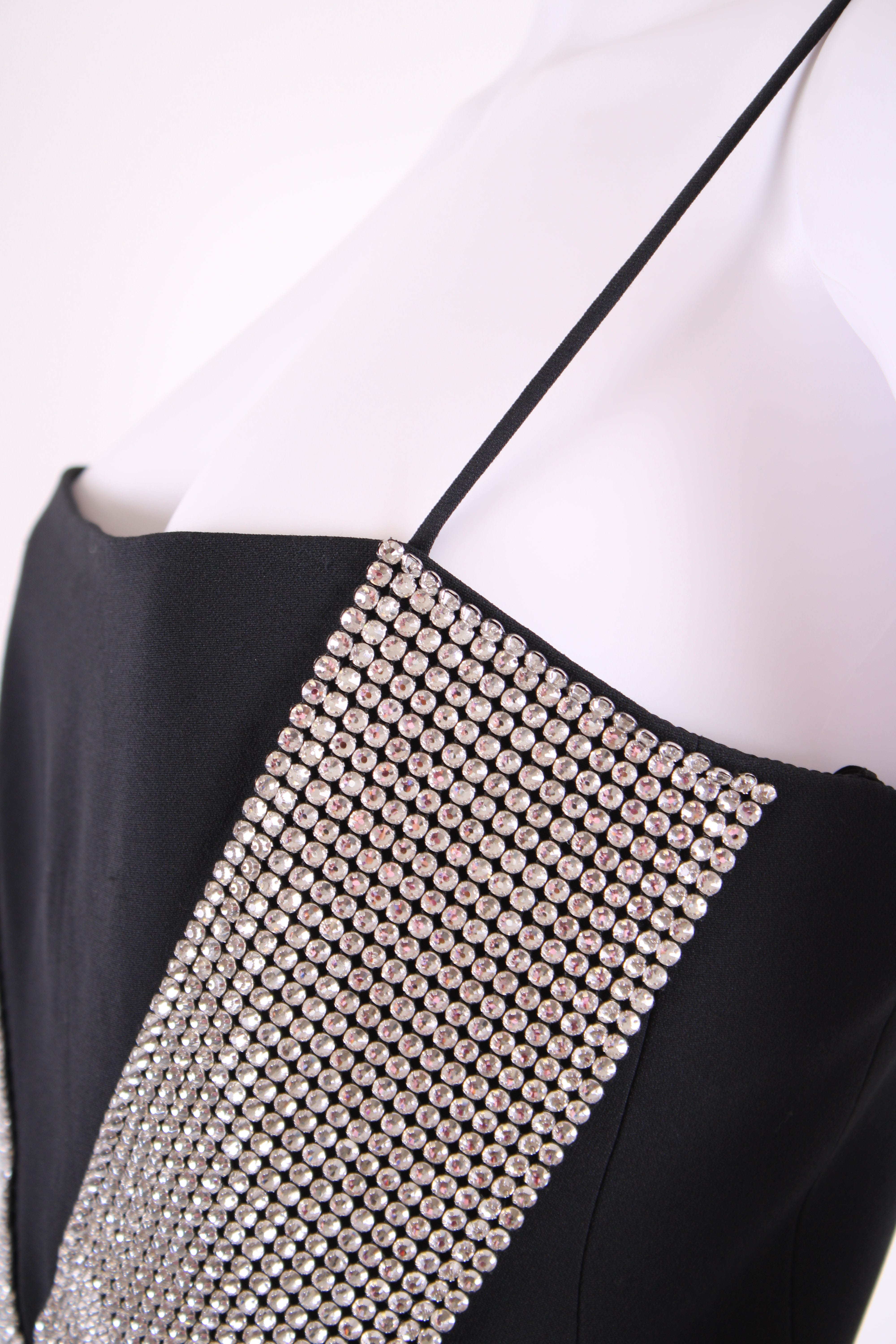 David Koma Black David Koma Crystal Embellished Top, 12