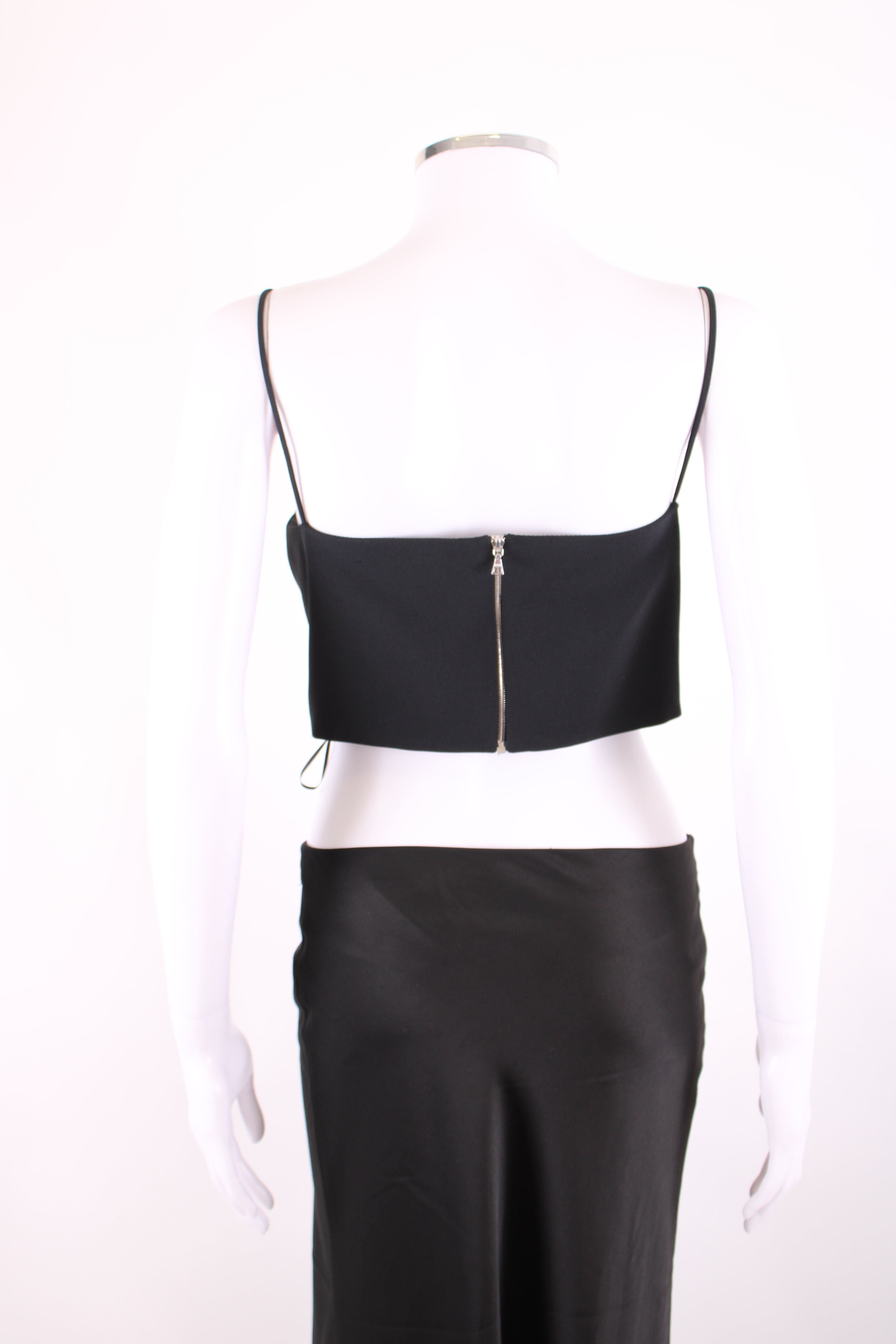 David Koma Black David Koma Crystal Embellished Top, 12