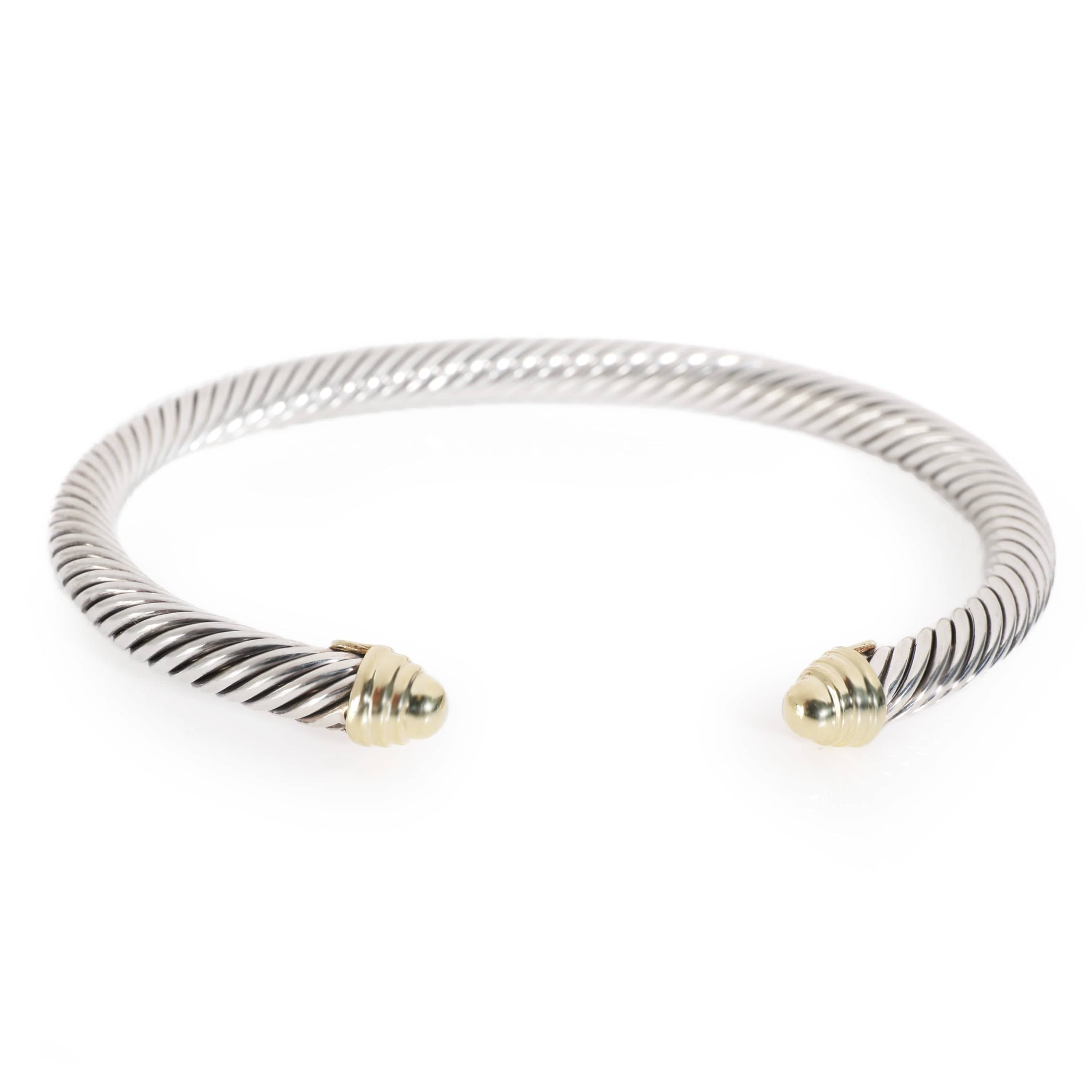 David Yurman Cable Classic Bracelet in 14k Yellow Gold/Sterling Silver