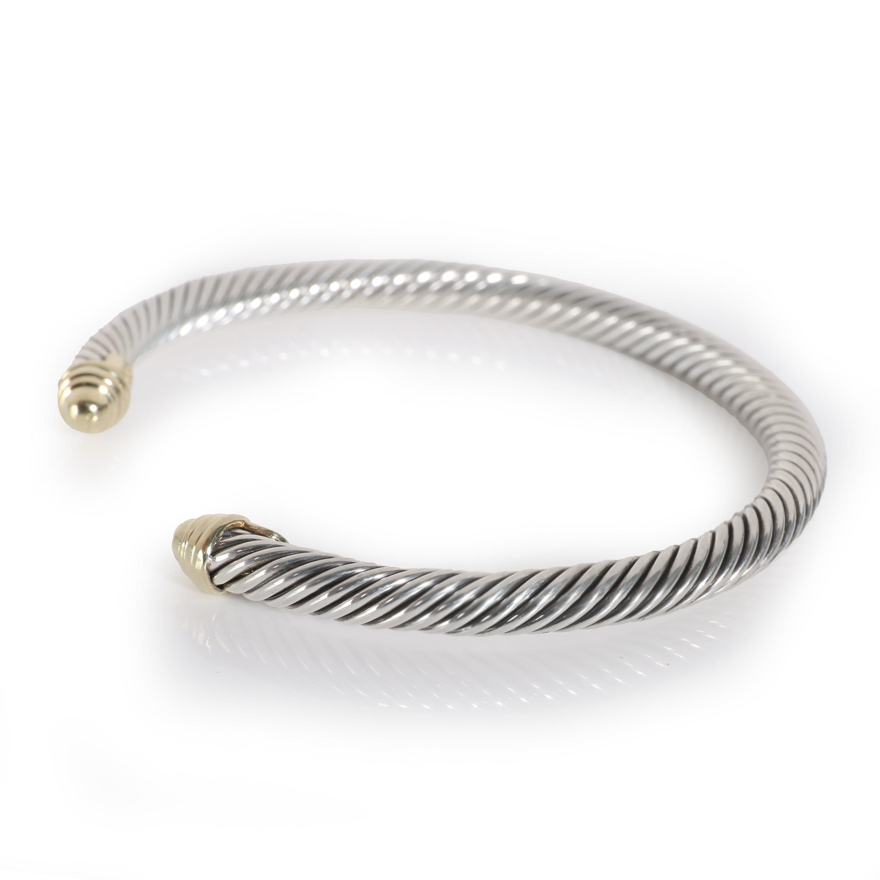 David Yurman Cable Classic Bracelet in 14k Yellow Gold/Sterling Silver