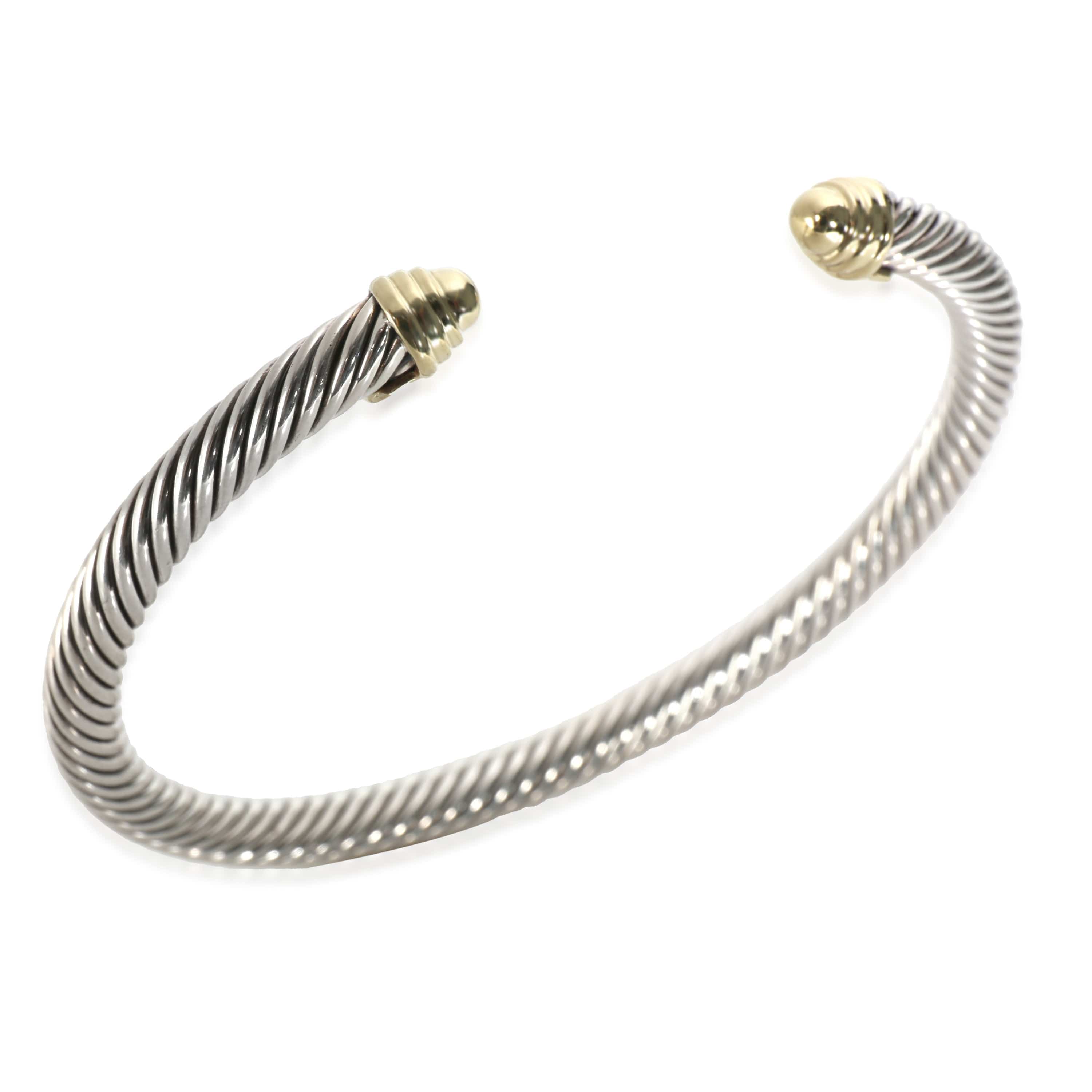 David Yurman Cable Classic Bracelet in 14k Yellow Gold/Sterling Silver