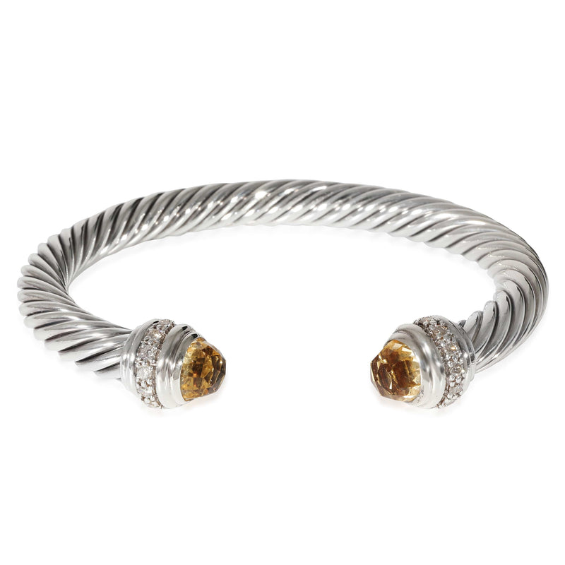 David Yurman Sterling/14k Citrine Garnet cuff bracelet – Estate Fresh Austin