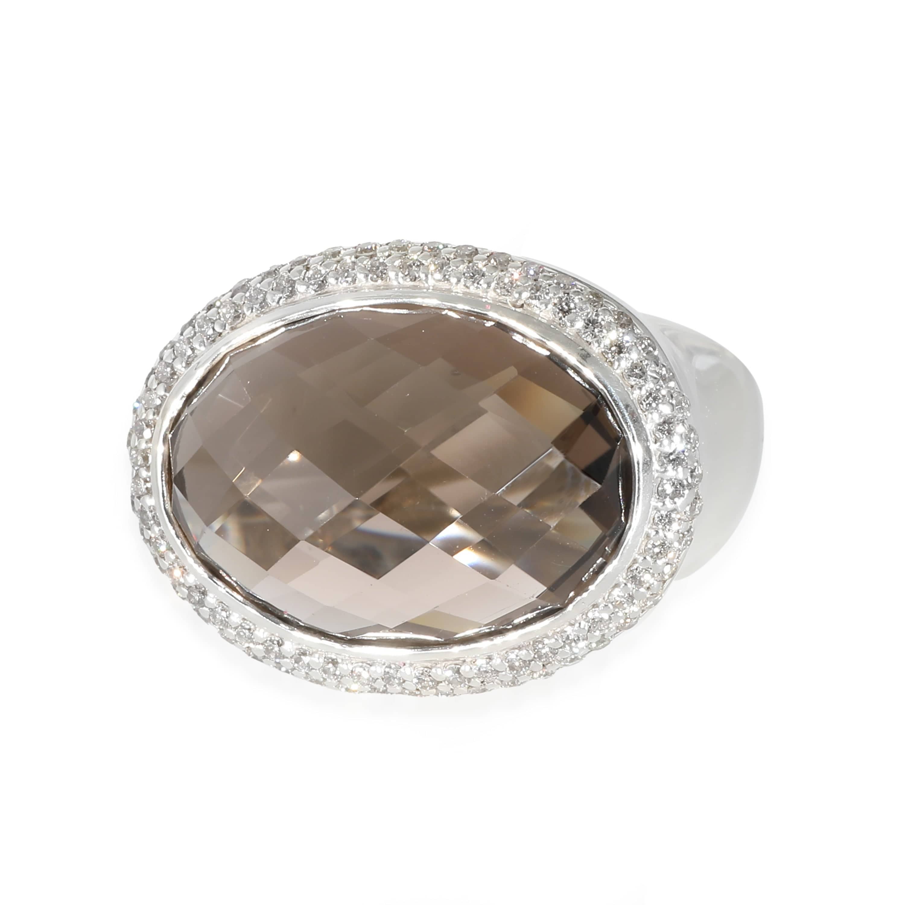 David Yurman Signature Oval Cocktail Ring in Sterling Silver 0.5 CTW LuxuryPromise