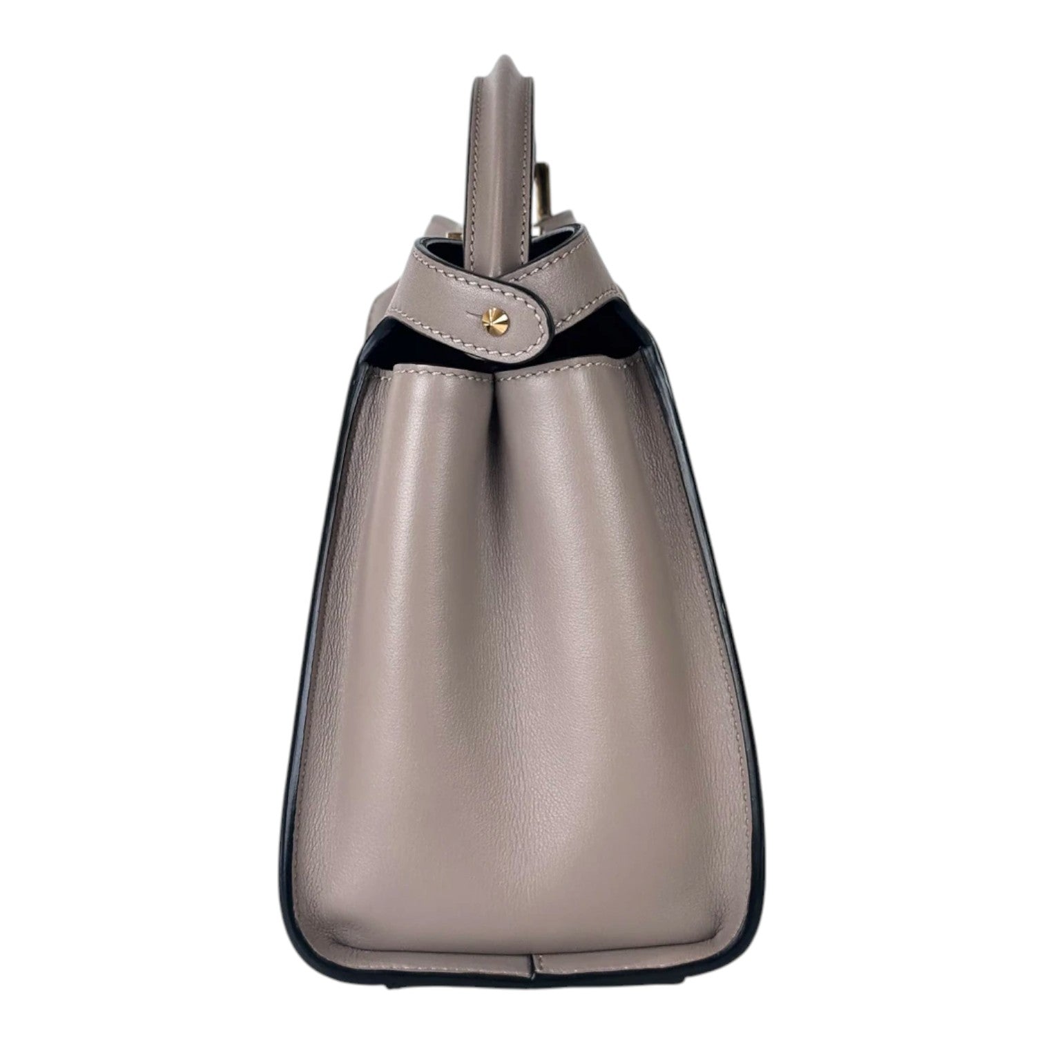 Fendi Small Taupe Peekaboo Bag with Strap