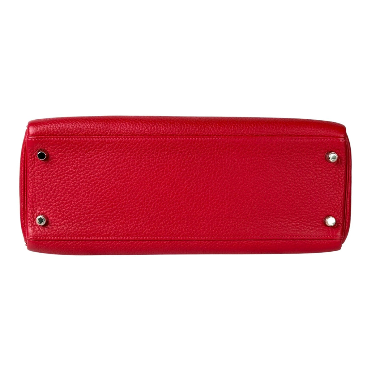 Hermes Red Kelly 32cm in Togo with PHW