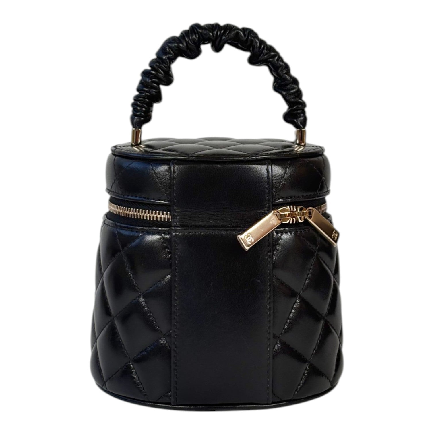 Chanel Black 22S Top Handle Mini Vanity Bag