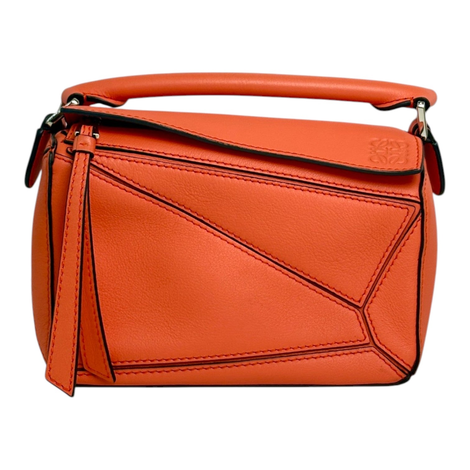 Loewe Mini Puzzle Bag in Orange