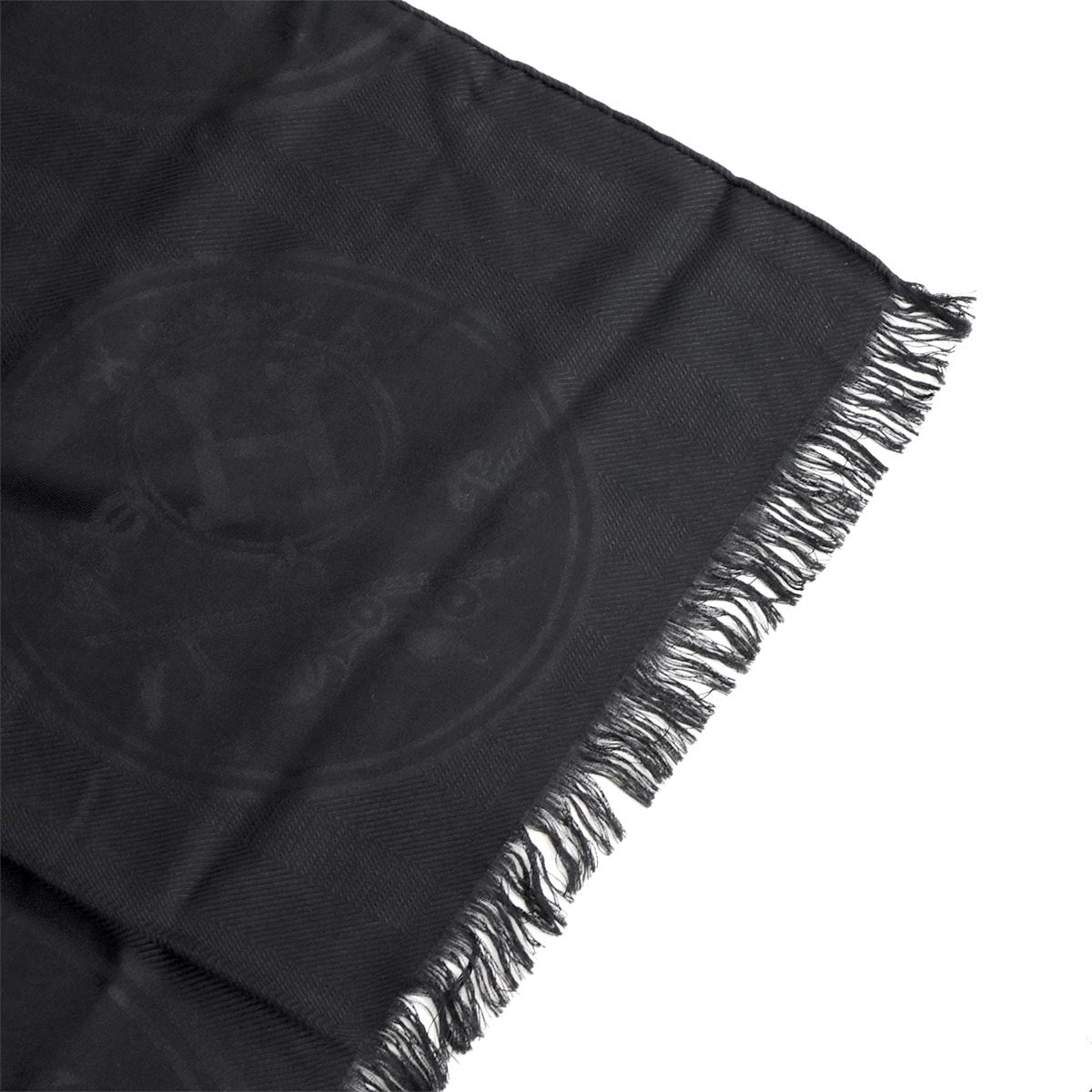 HERMES New Libris Stola Sciarpa Cashmere Soie Nero Scialle Accessorio 902933534