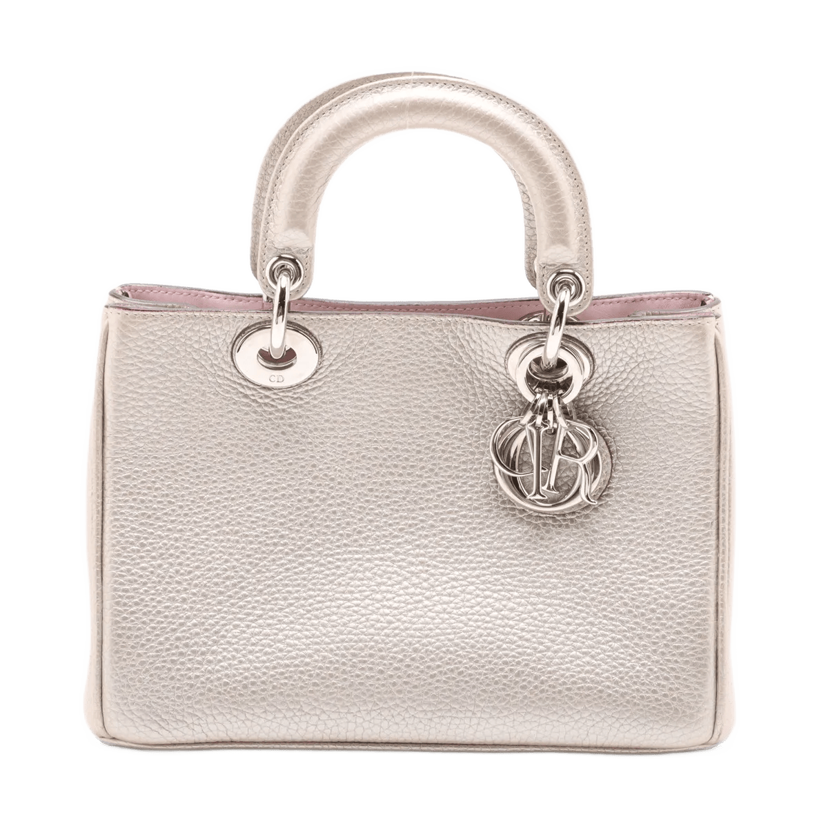 DIor Dior Diorissimo Tote Pebbled Leather Mini
 hyite1nz9ns