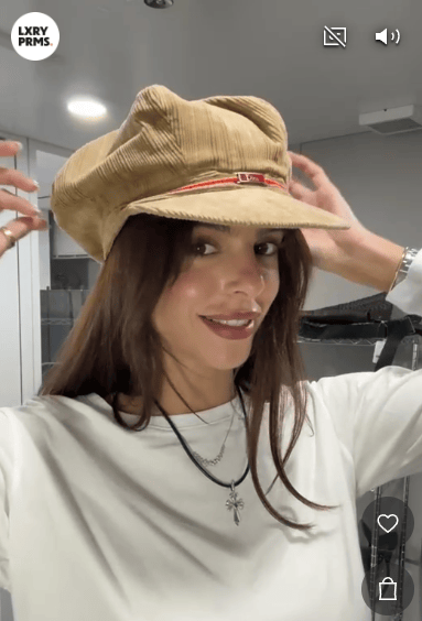 DIOR DIOR Hunting Cap Corduroy Beige B1217TW8S6