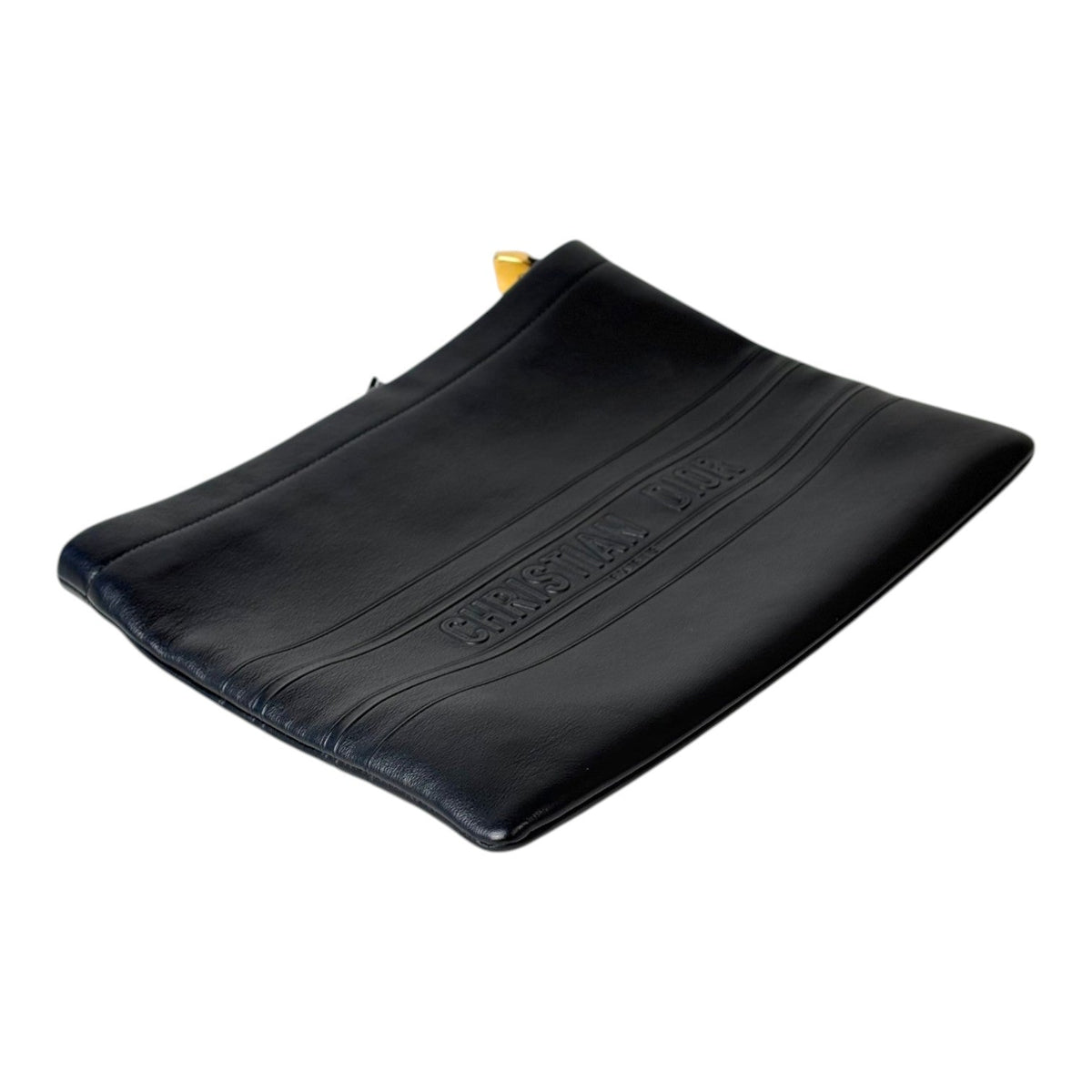 Dior Dior Black Zip Clutch Bag