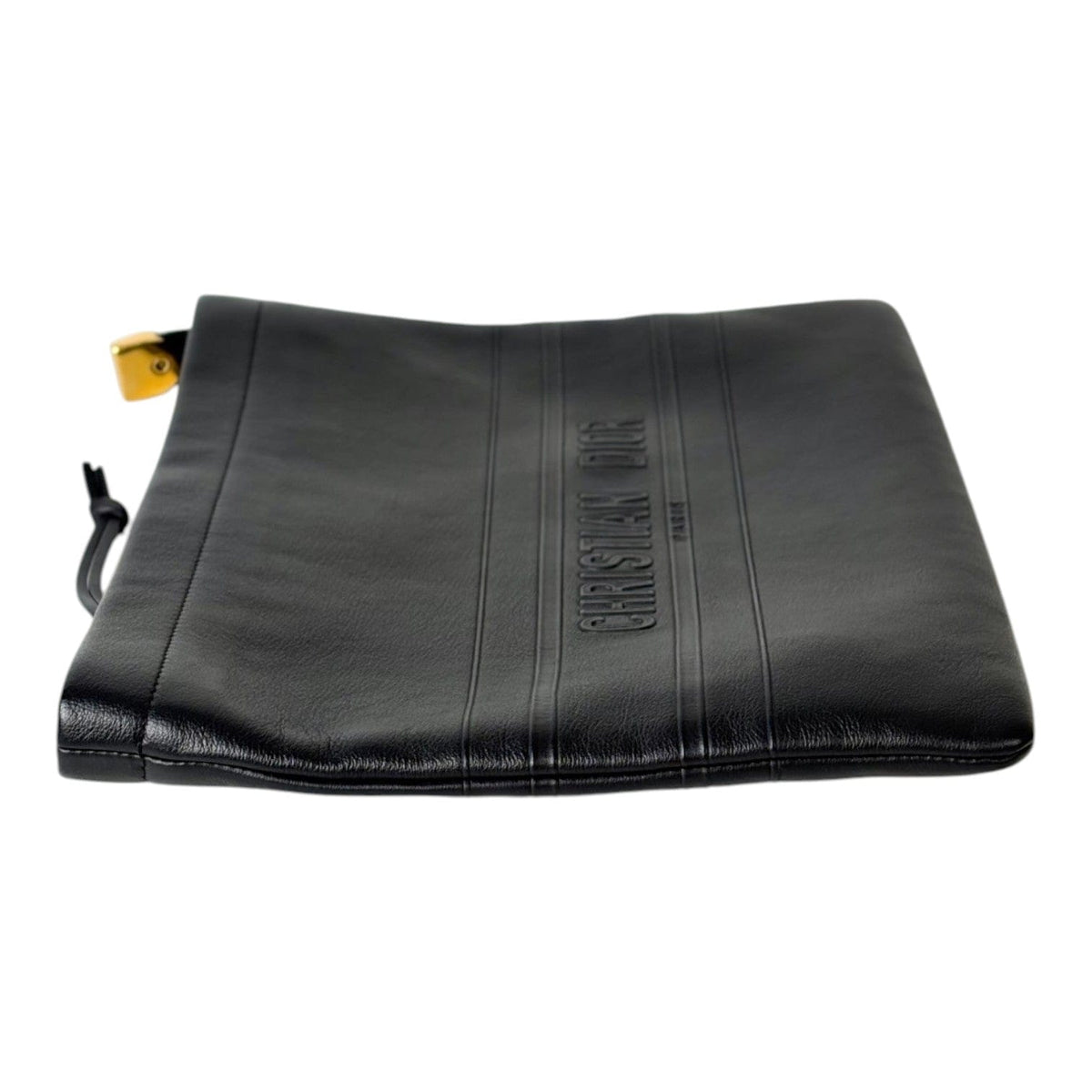 Dior Dior Black Zip Clutch Bag
