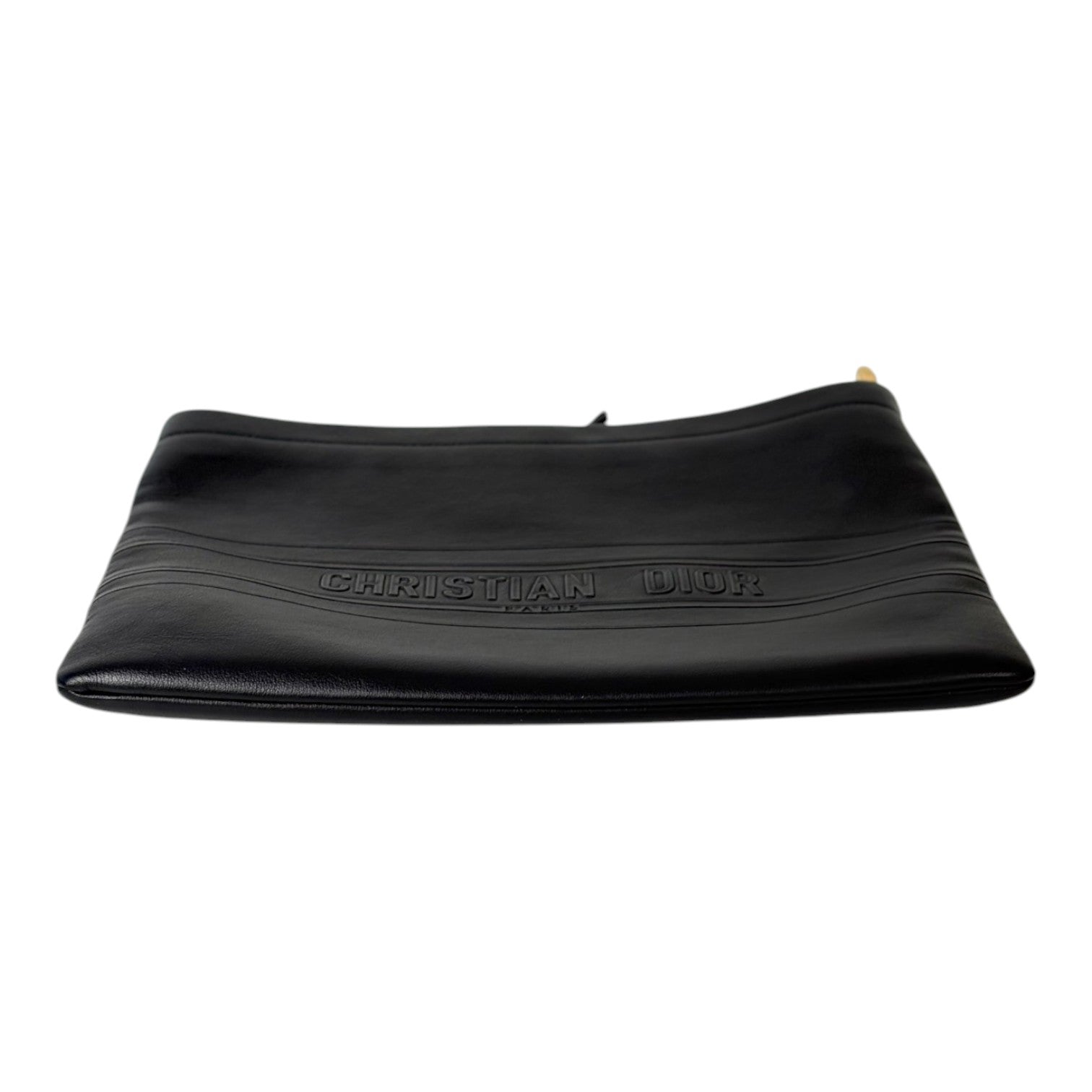 Dior Dior Black Zip Clutch Bag