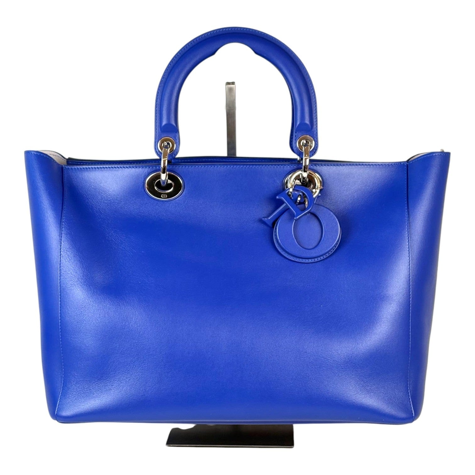 Dior Dior Blue Leather Diorissimo Tote Bag