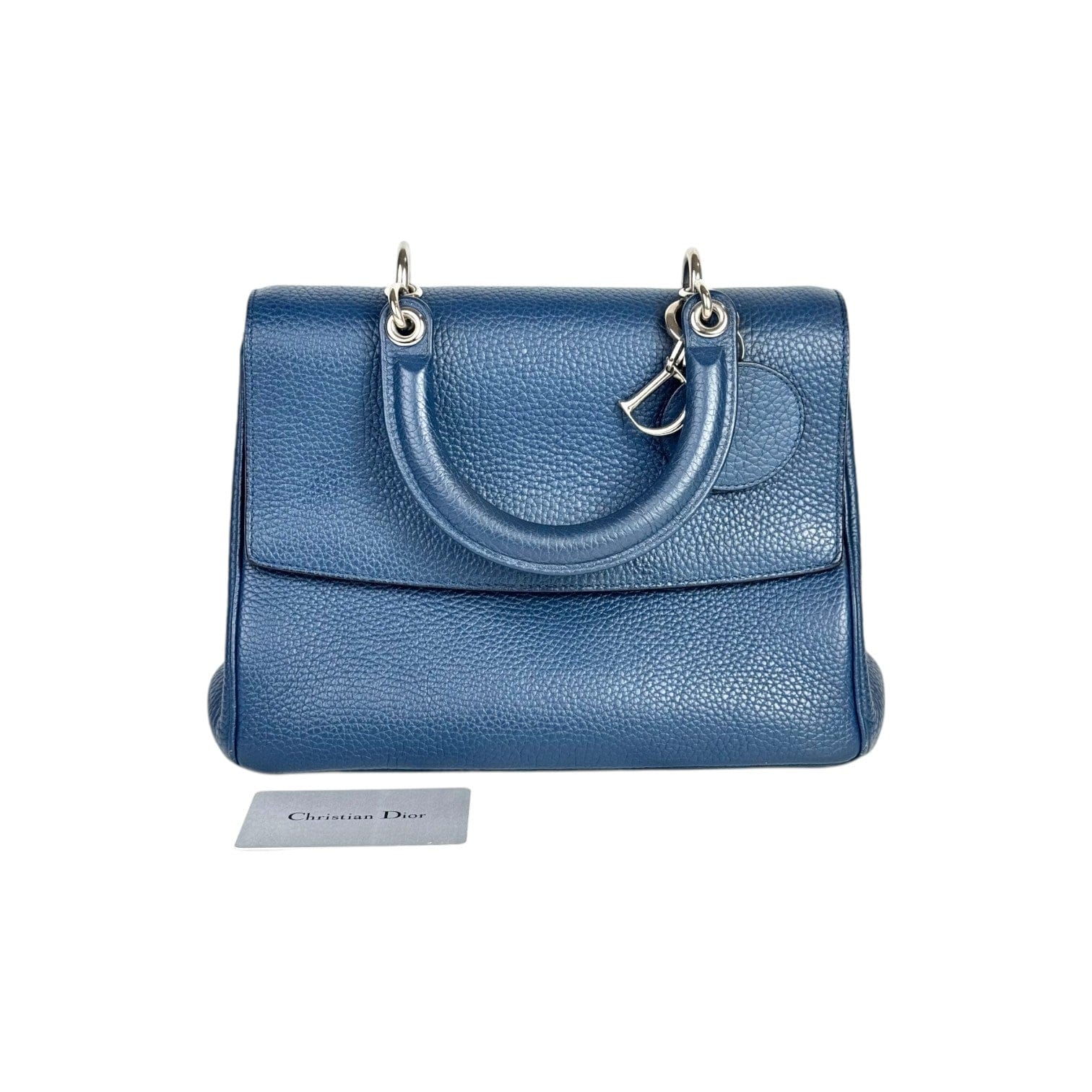 Dior Dior Blue Leather Handle Bag