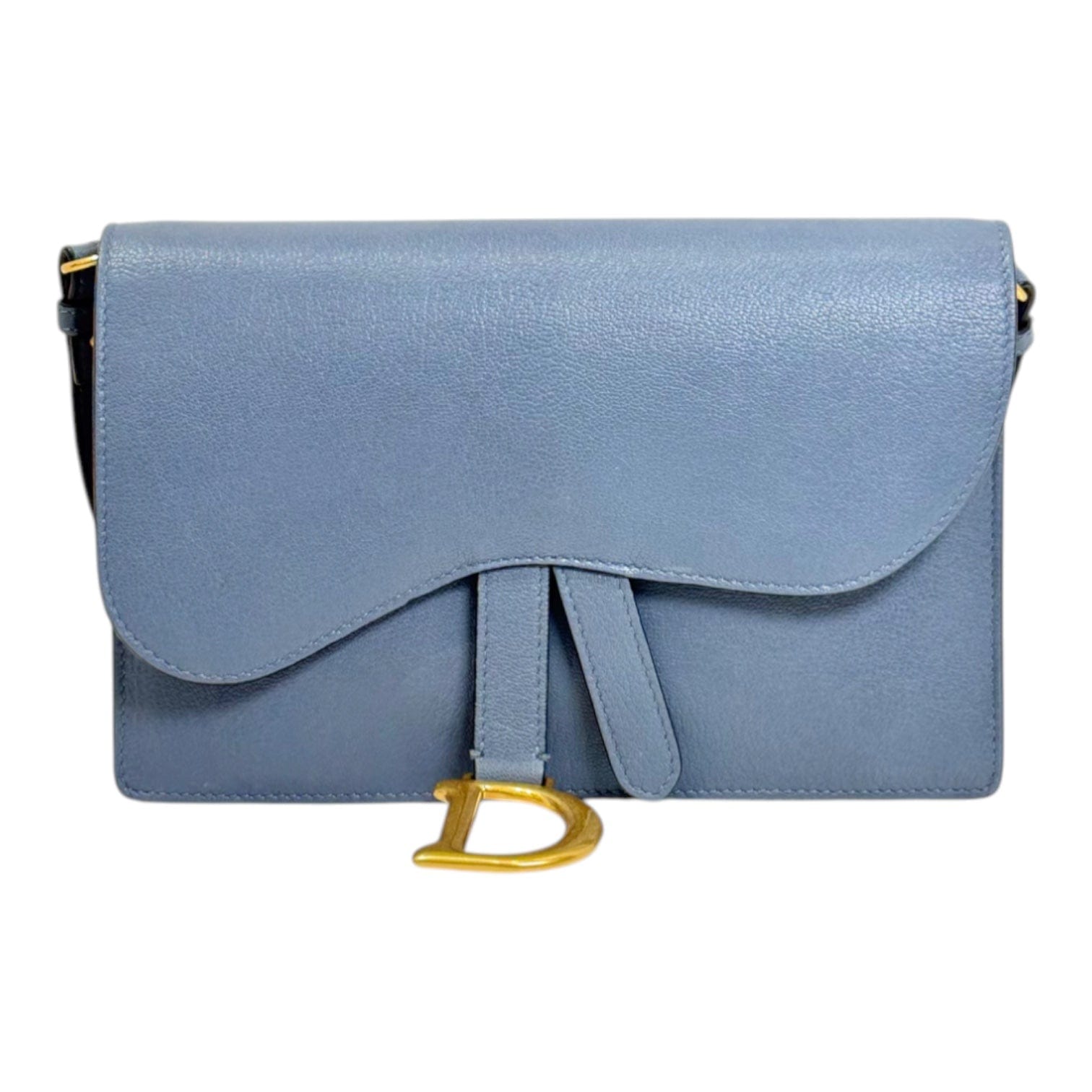 Dior Dior Blue Strap Saddle Bag