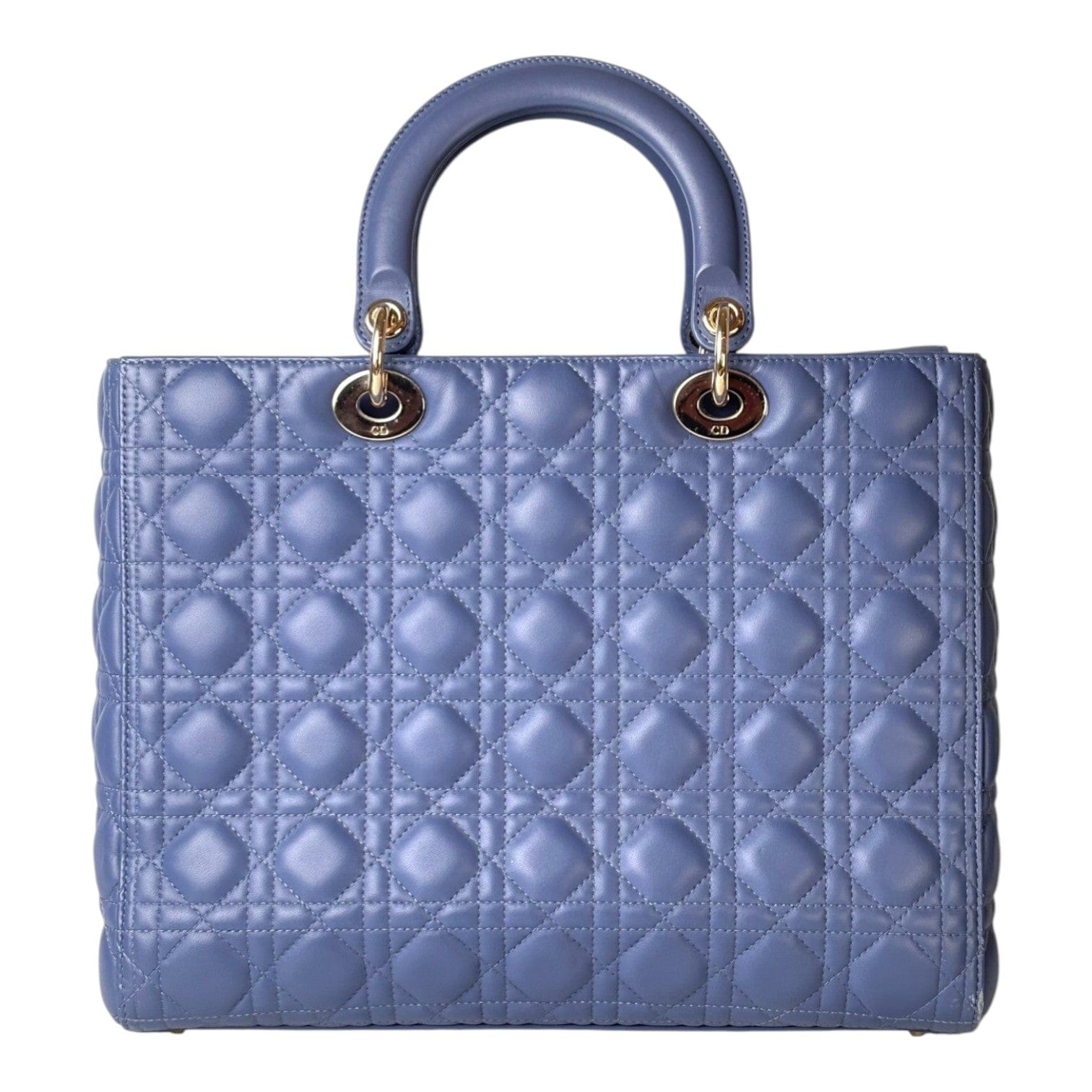 Dior Dior Lady Dior Large Blue Bag
