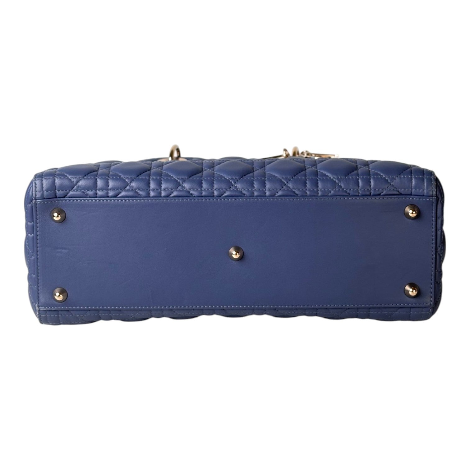 Dior Dior Lady Dior Large Blue Bag