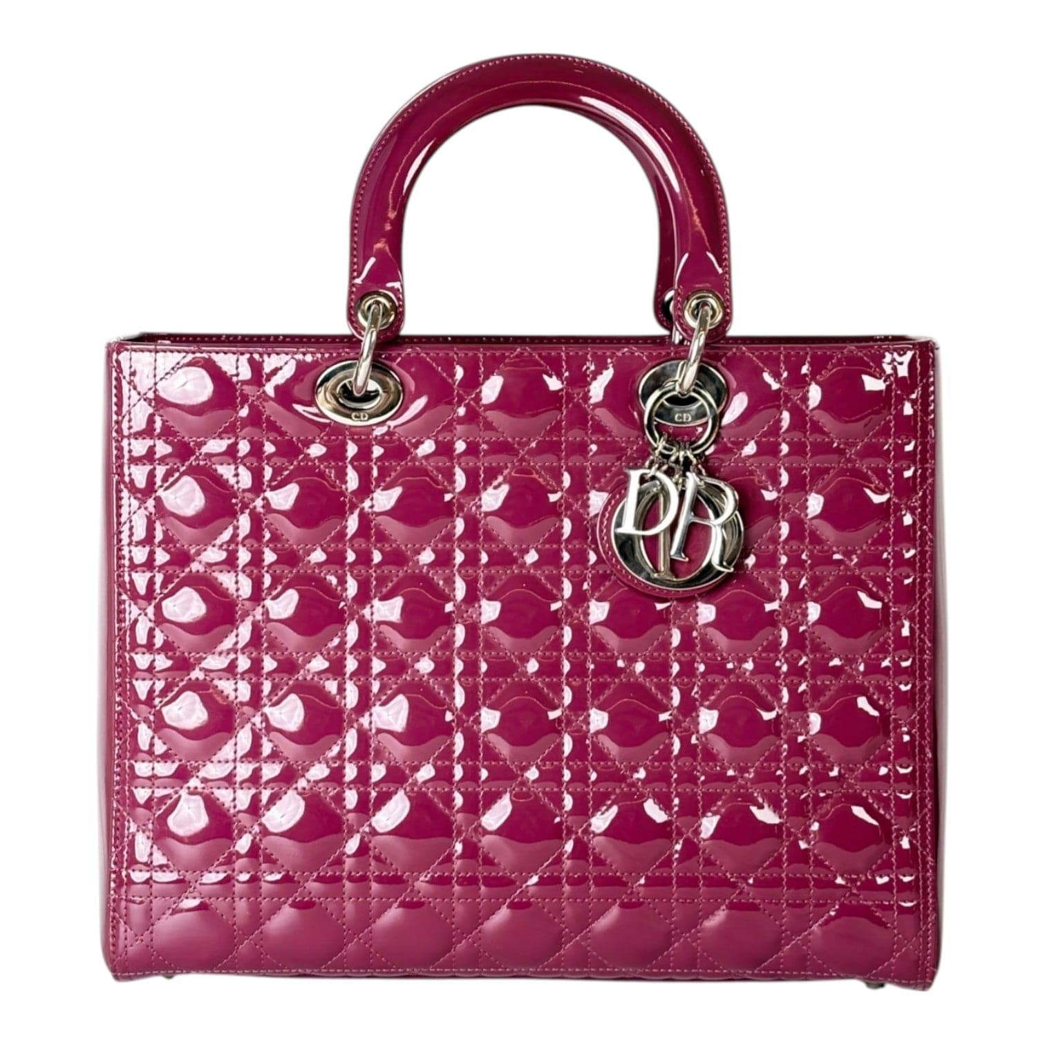 Dior Dior Lady Dior Large Rose Pink Bag