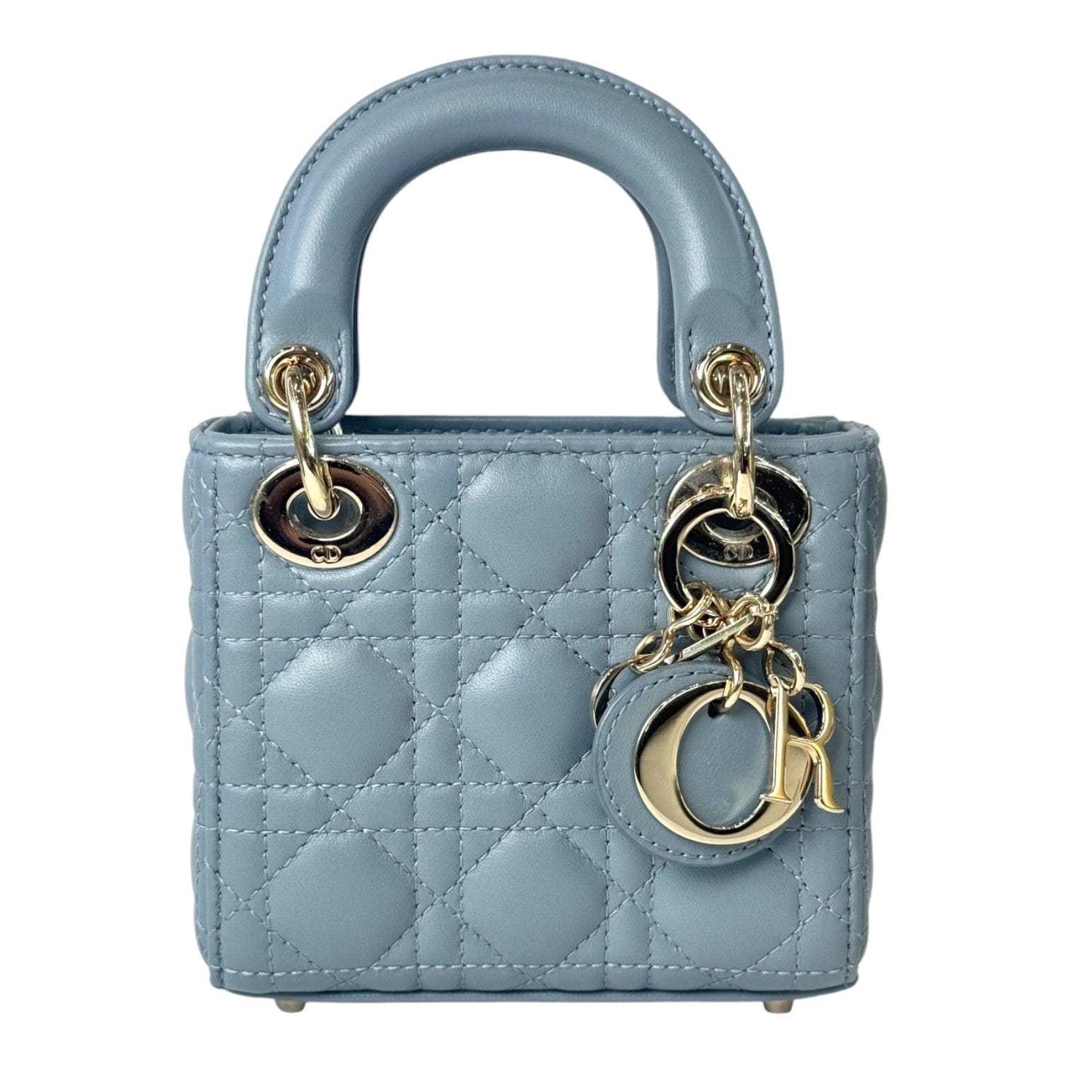 Dior Dior Lady Dior Micro Cloud Blue Bag