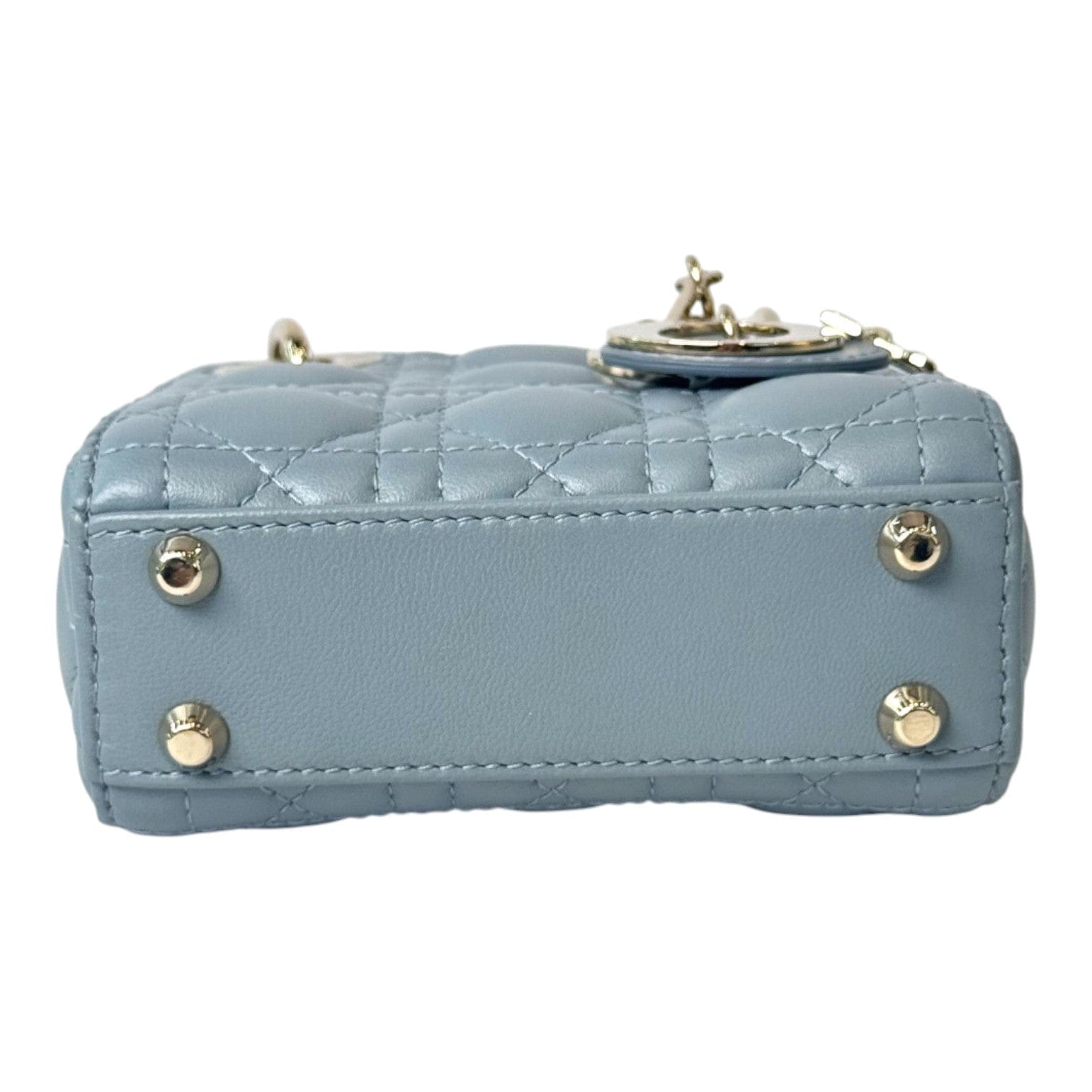 Dior Dior Lady Dior Micro Cloud Blue Bag