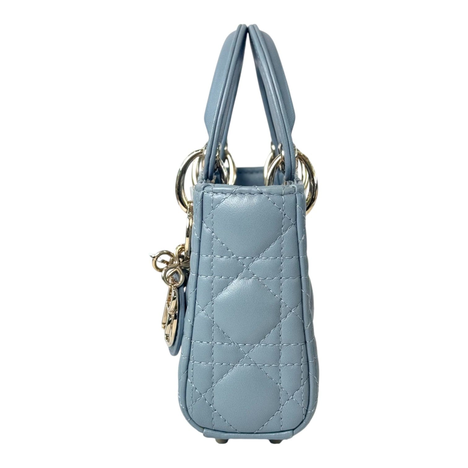 Dior Dior Lady Dior Micro Cloud Blue Bag
