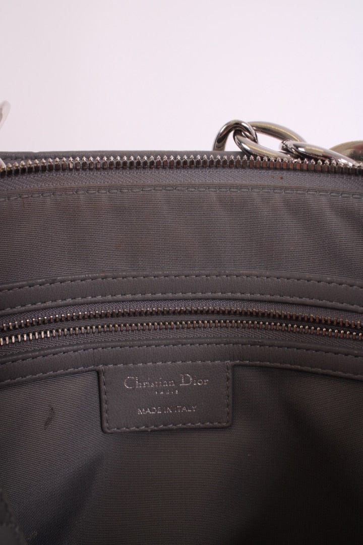 Dior Dior Quilted Tote Bag Grey