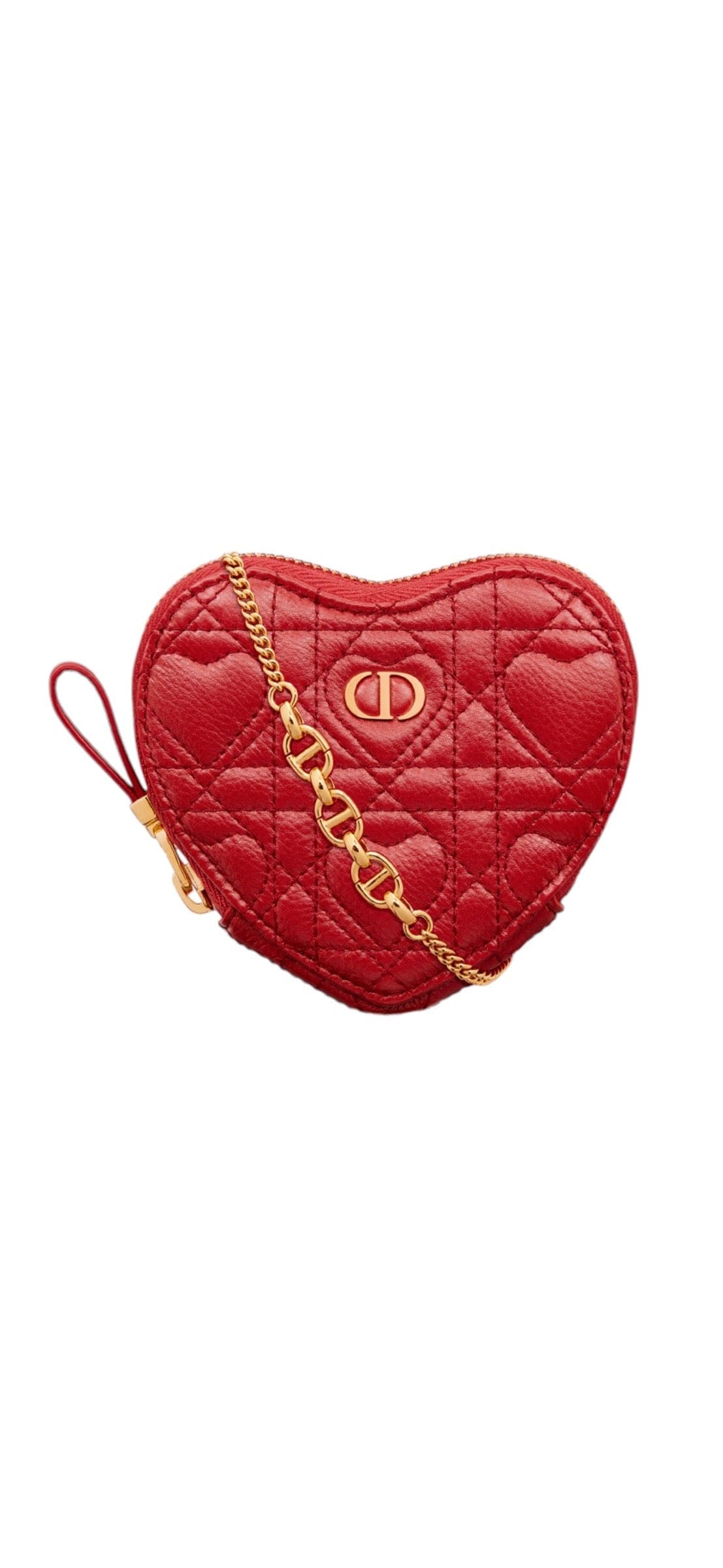 Dior Dior Red Heart with Crossbody Chain - Unused