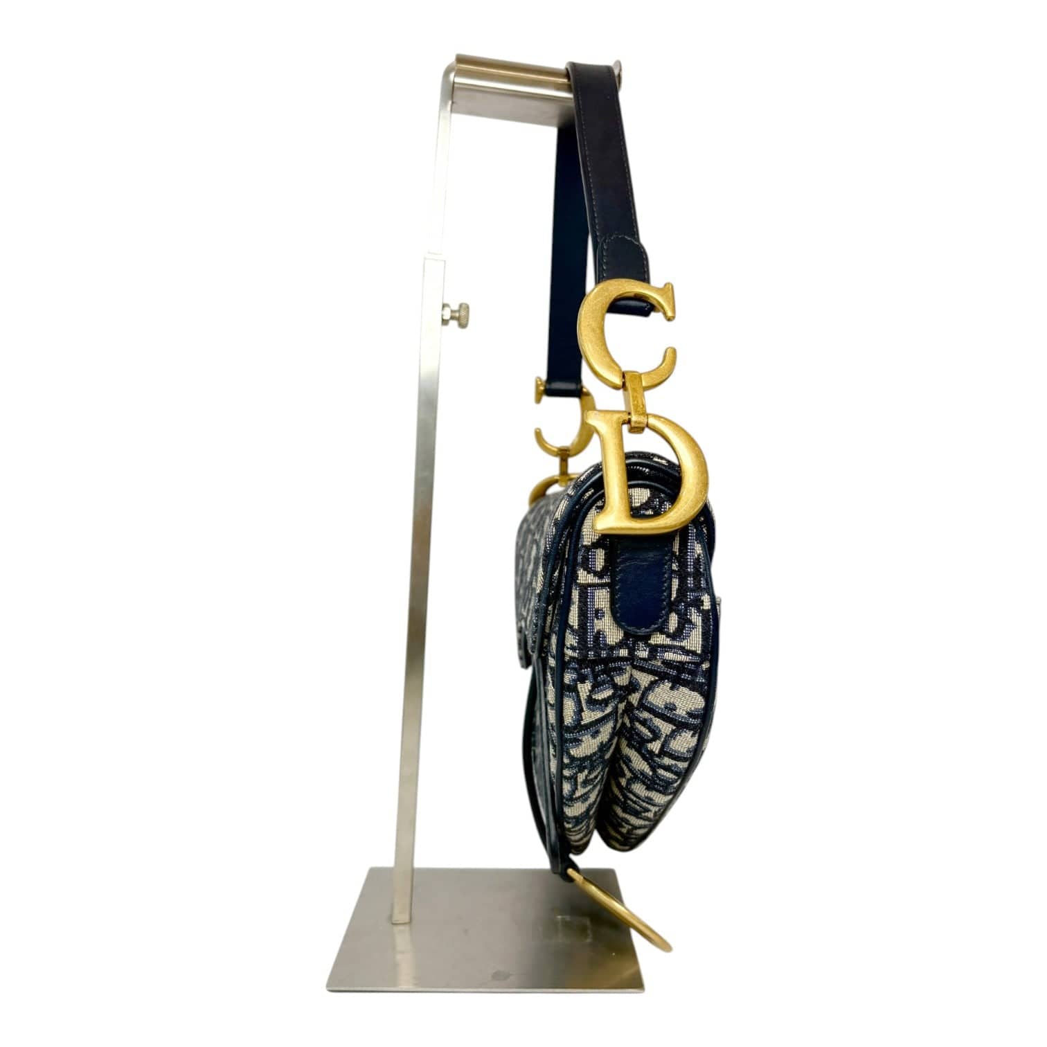 Dior Dior Saddle Bag Blue Oblique Jacquard