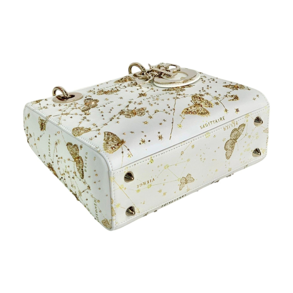 Dior Dior Small Lady Dior Bag with Gold Butterfly Zodiac - Limited Edition
