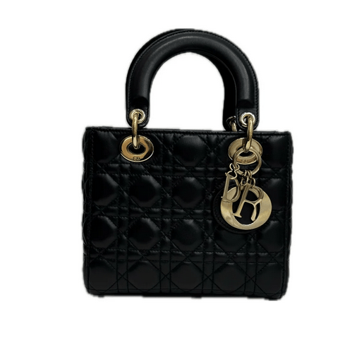 Dior Dior Small Lady Dior Lambskin Black with GHW