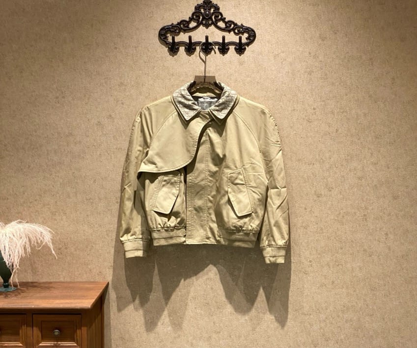 Dior Dior khaki lapel monogram jacket / Size 44 / 99% new / 35189