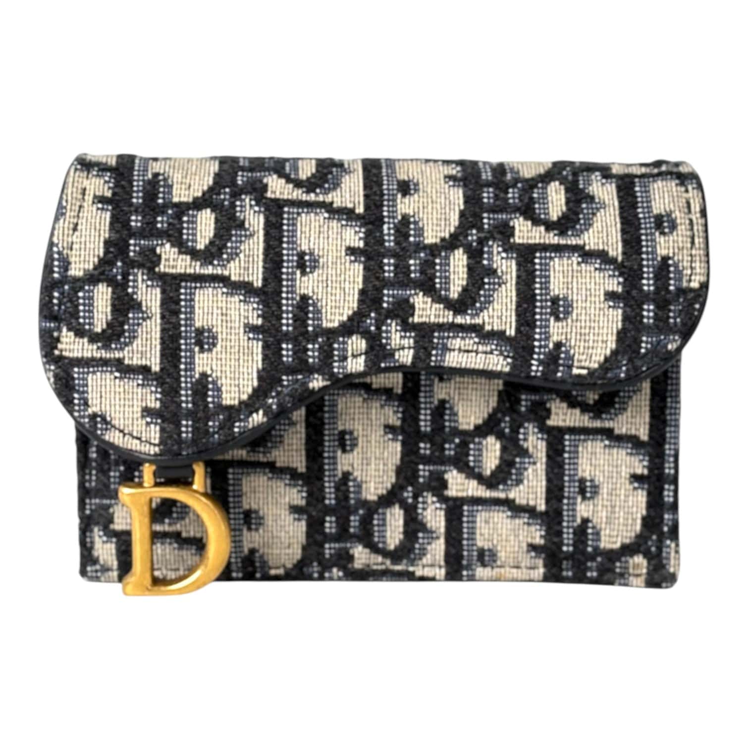 Dior Dior Saddle Card Holder Wallet