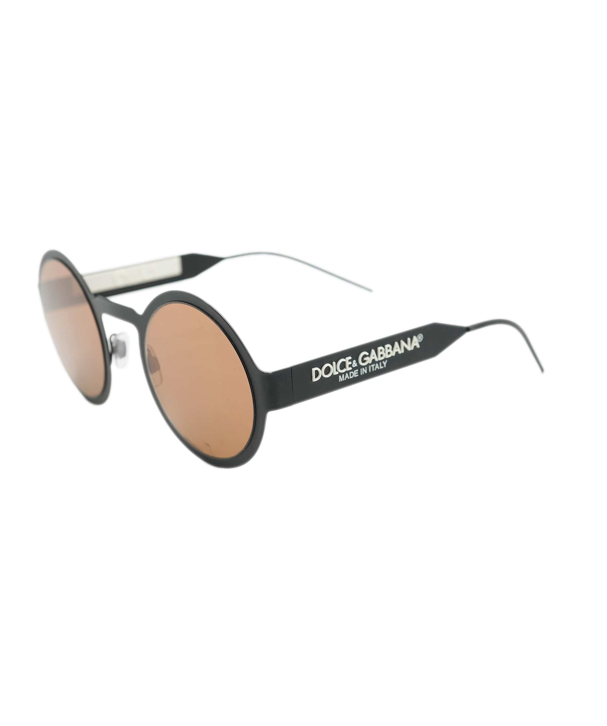Dolce Dolce Gabbana Round Black Sunglasses AGL2422