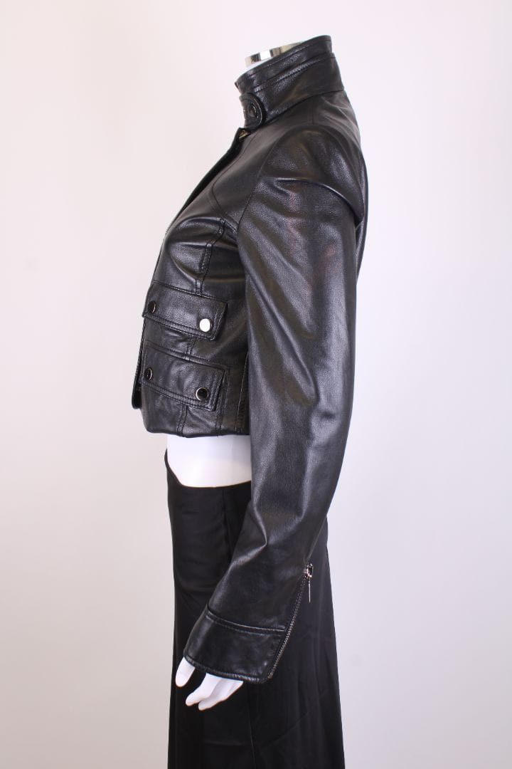 Dolce & Gabbana Dolce & Gabbana Leather Jacket Black M