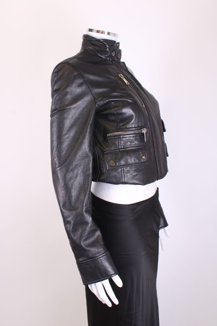 Dolce & Gabbana Dolce & Gabbana Leather Jacket Black M