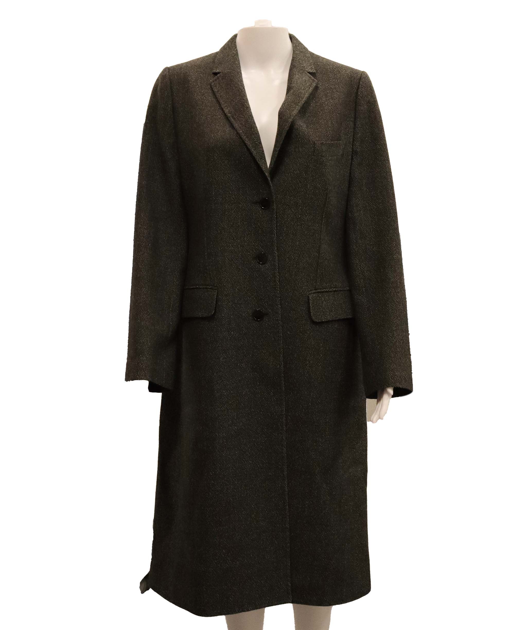 Dolce Gabbana Dolce Gabbana Grey coat leopard lining AGC2376