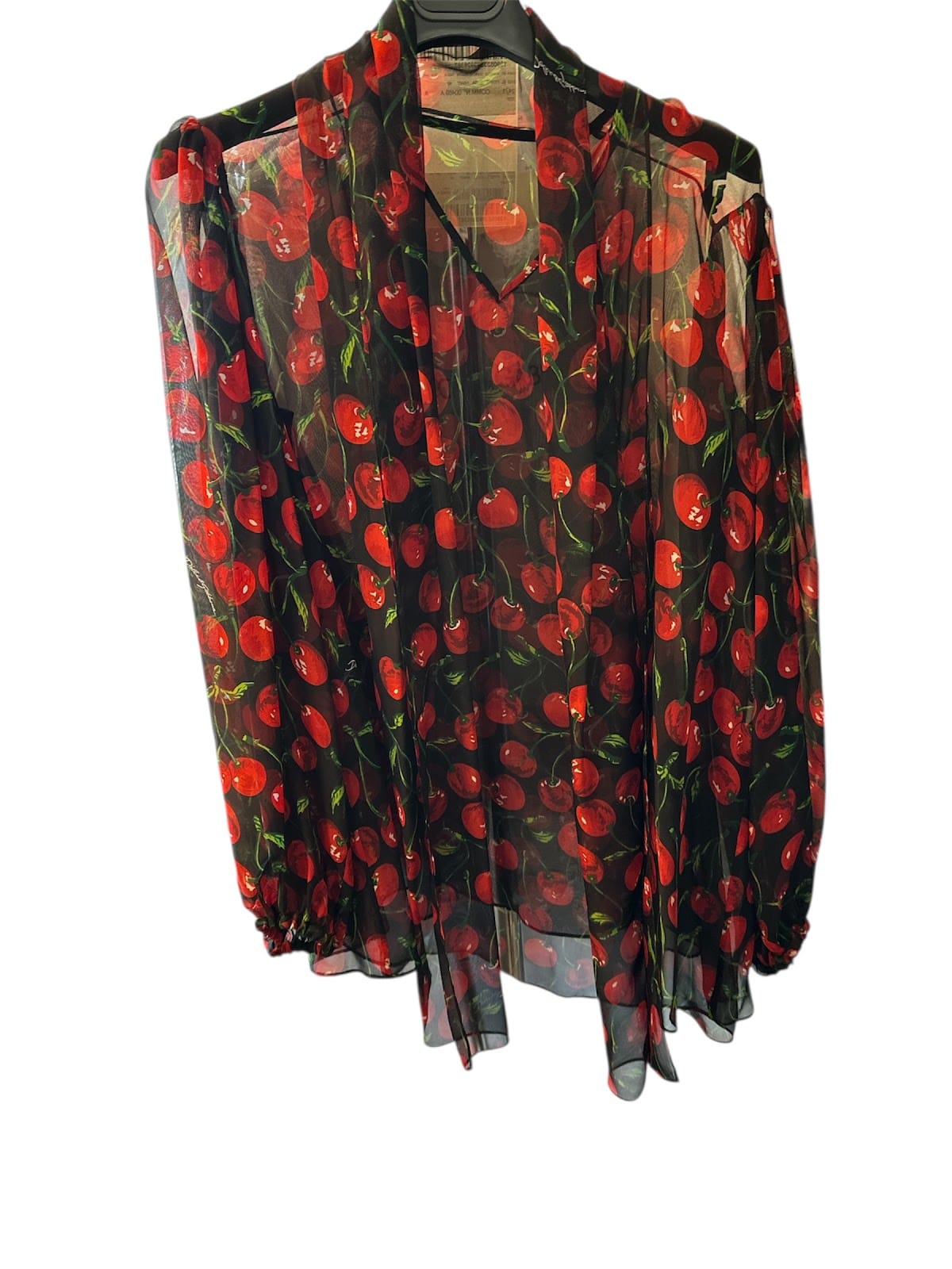 Dolce & Gabbana Dolce & Gabbana Long sleeve Silk Multicolour cherry DG7160B
