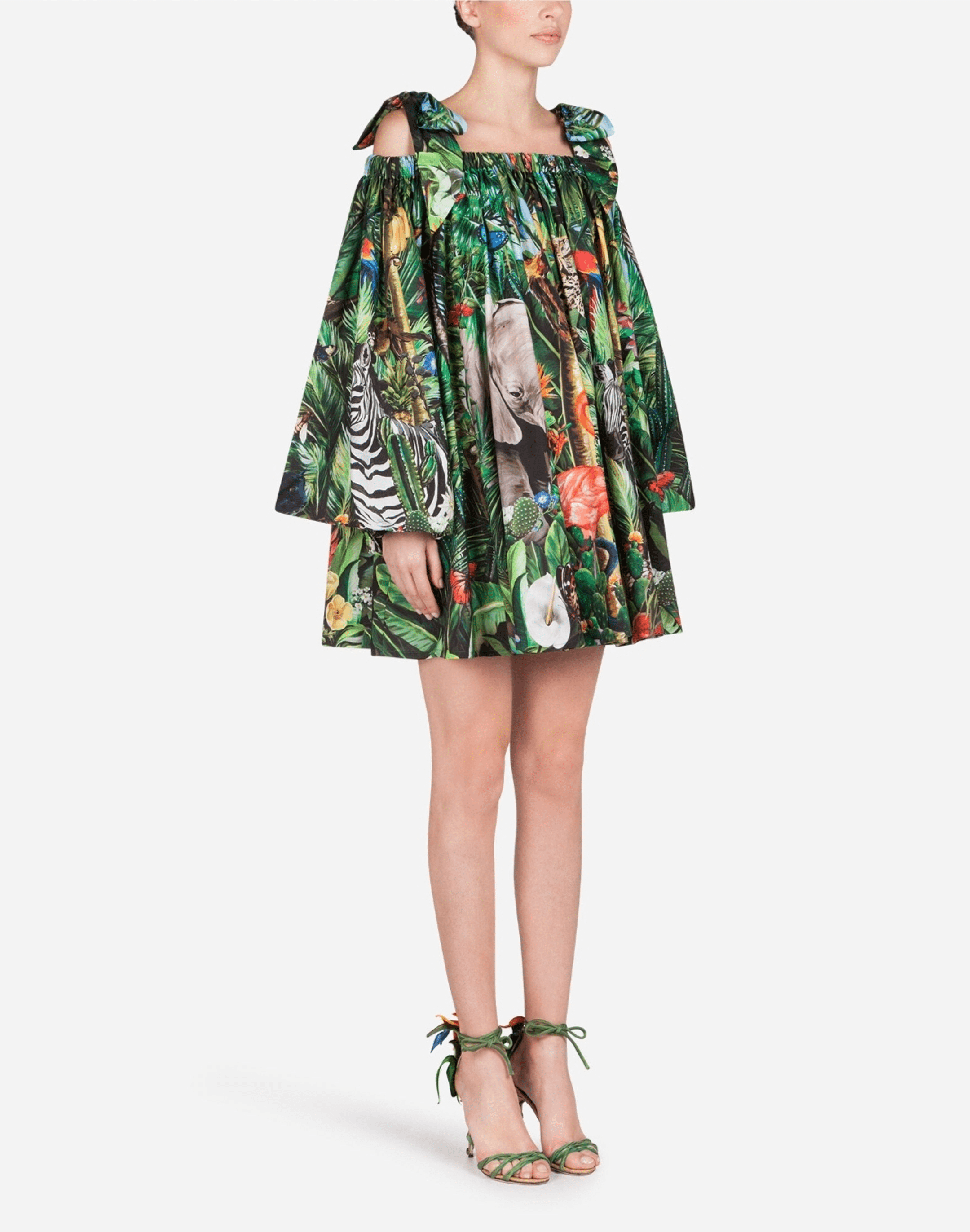 Dolce & Gabbana Dress Multicolor Jungla 4087b