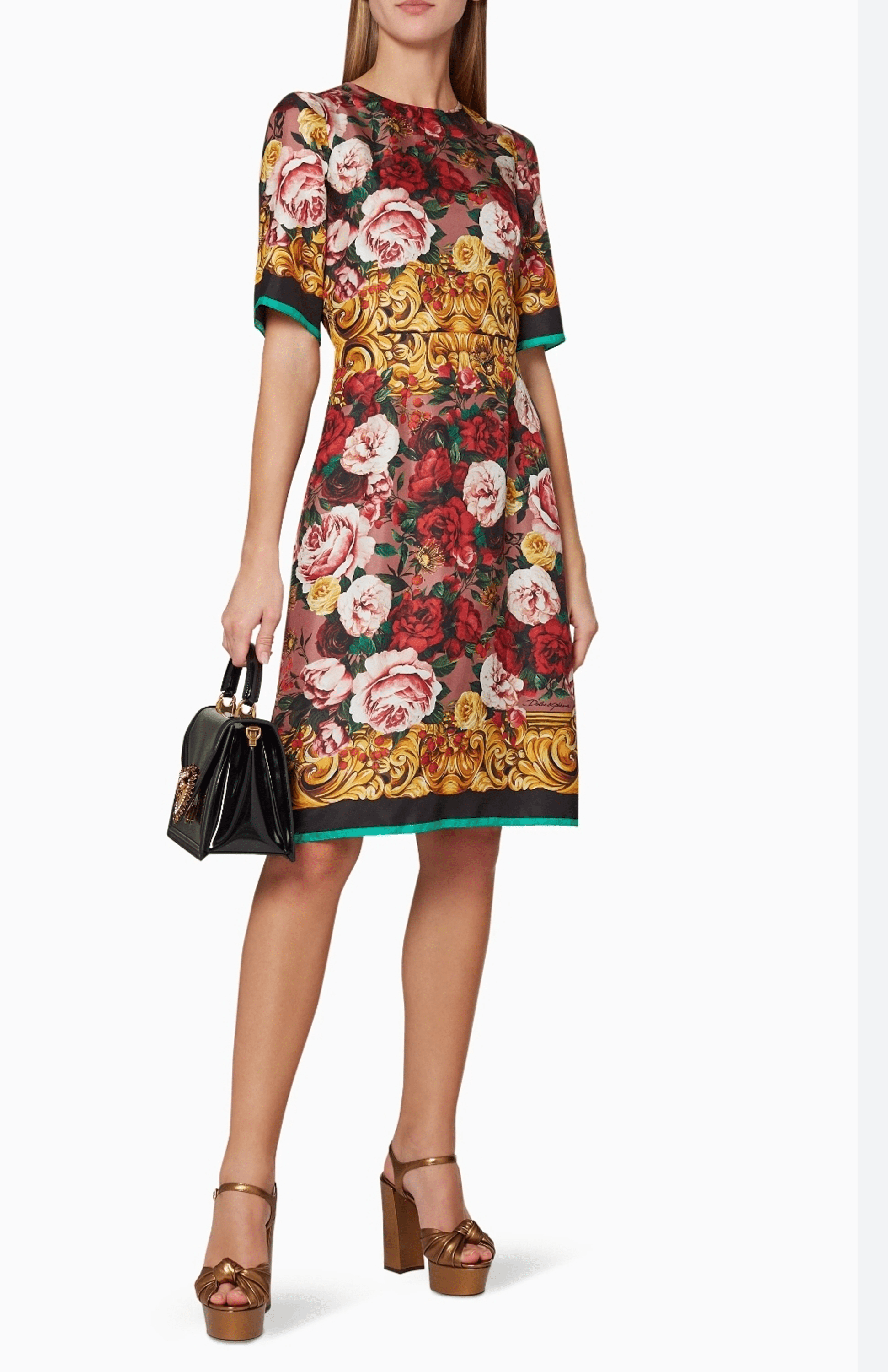 Dolce & Gabbana Multicolor Dress 4040b