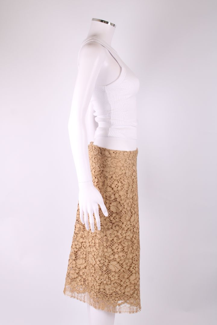 Dolce & Gabbana Dolce & Gabbana Lace Skirt Beige M
