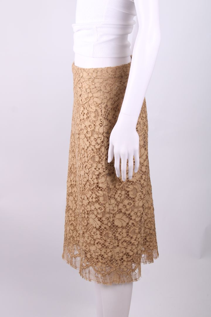 Dolce & Gabbana Dolce & Gabbana Lace Skirt Beige M